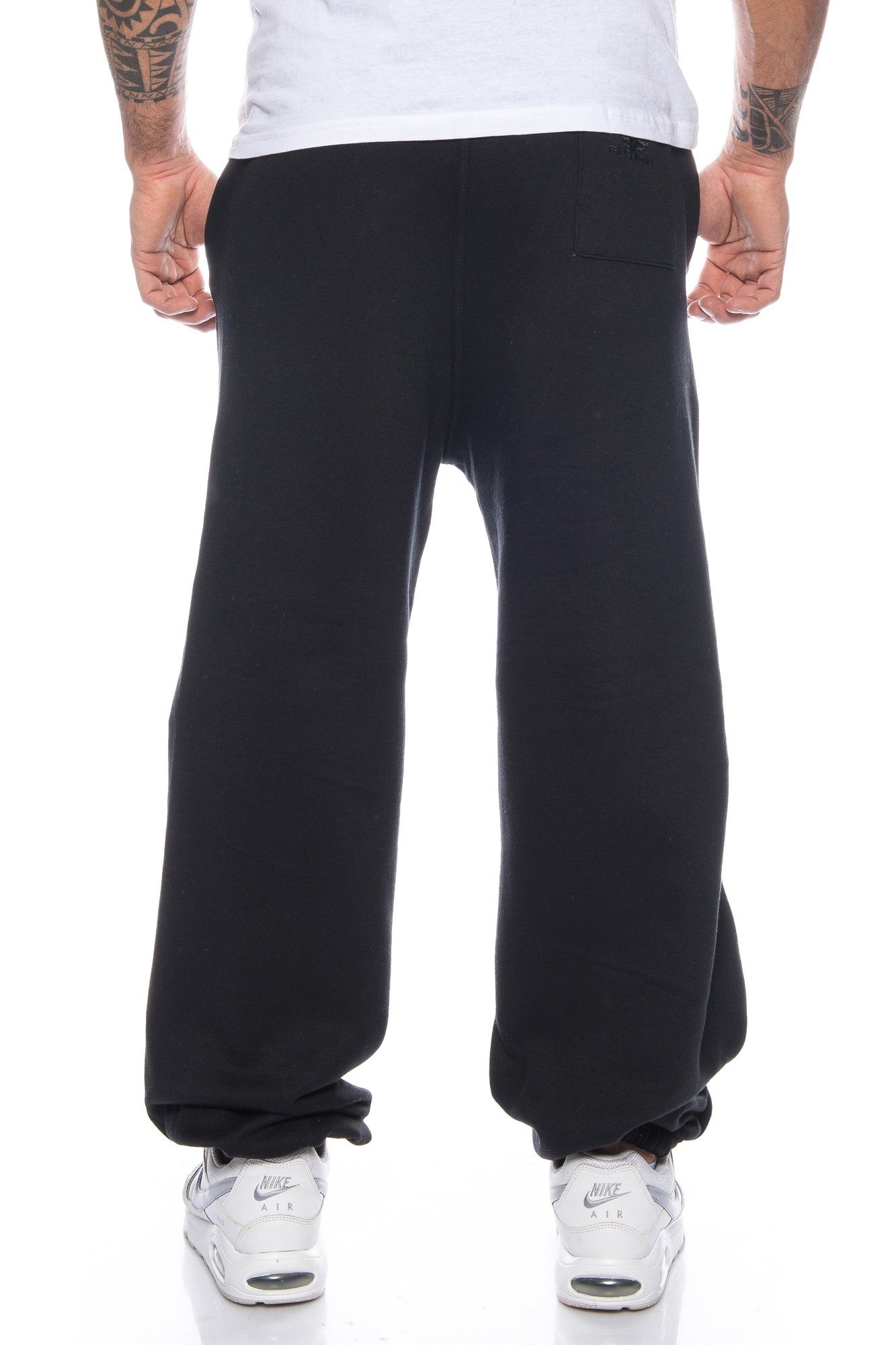 Herren Baggysweat Jogginghose Pant Finchman Fit Sweat Hose Loose Black F1050 Freizeit