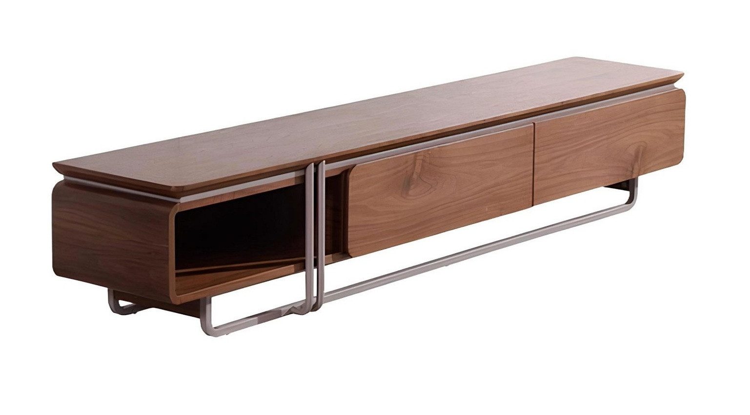 JVmoebel Lowboard Wandmontiertes RTV Design Sideboard aus hochwertigem Holz (Sideboard), Made in Europa