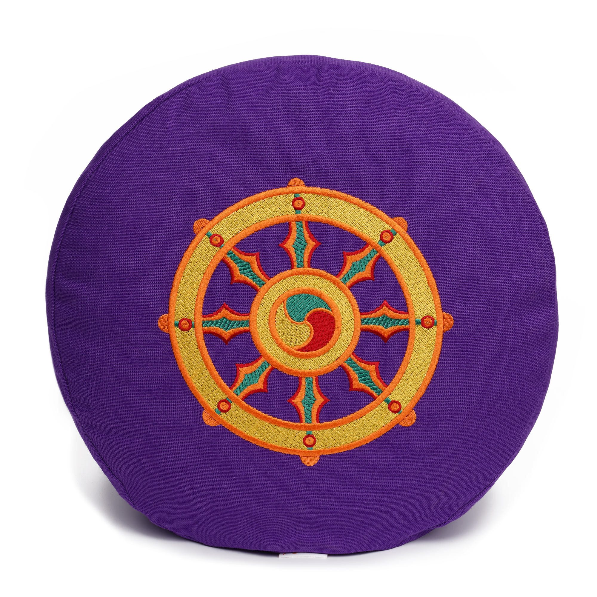yogabox Yogakissen Meditationskissen Glückssitz® Rondo Dharmarad, robust, anpassbare Füllmenge
