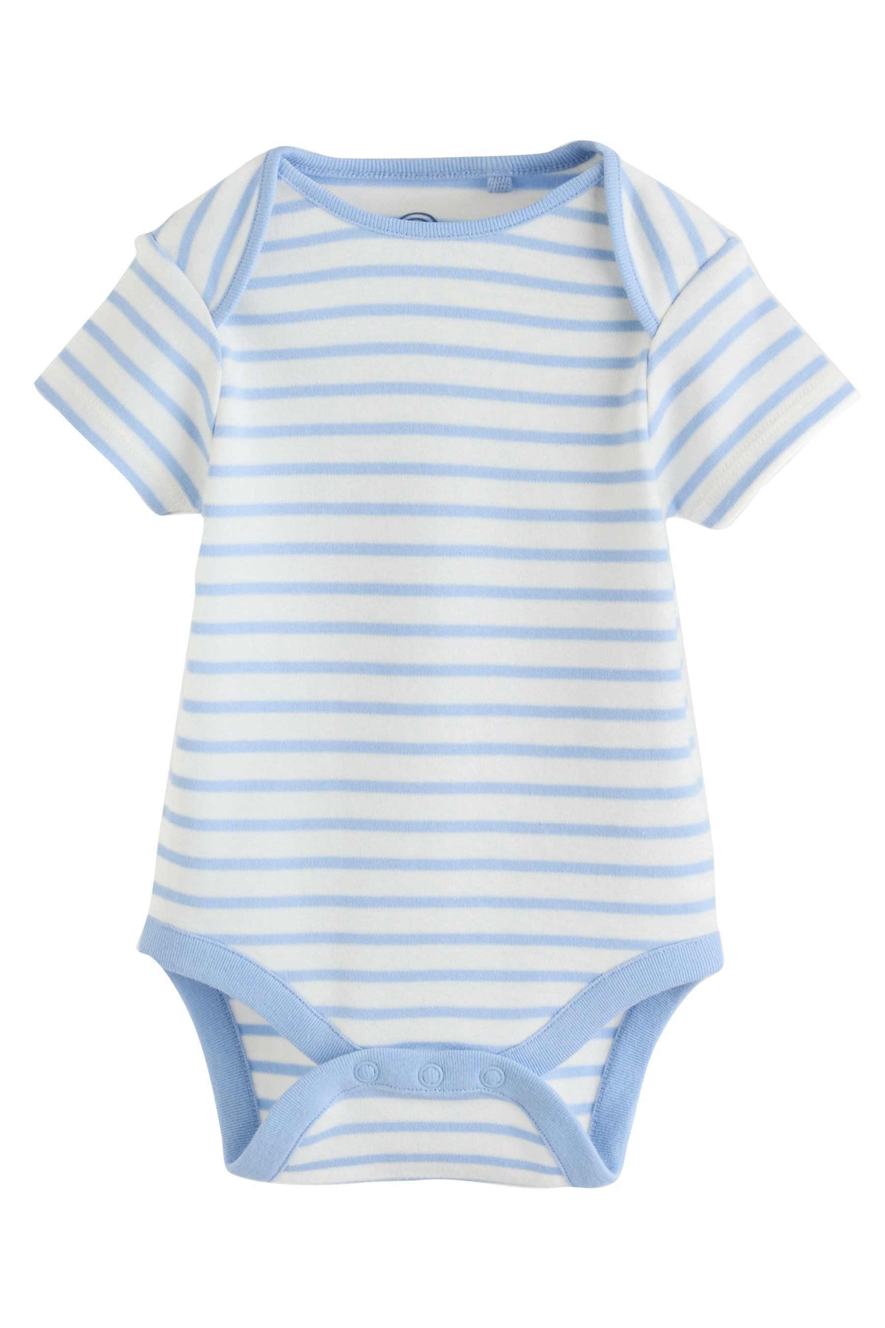Next Kurzarmbody Kurzärmelige Baby Bodysuits im 5er-Pack (5-tlg)
