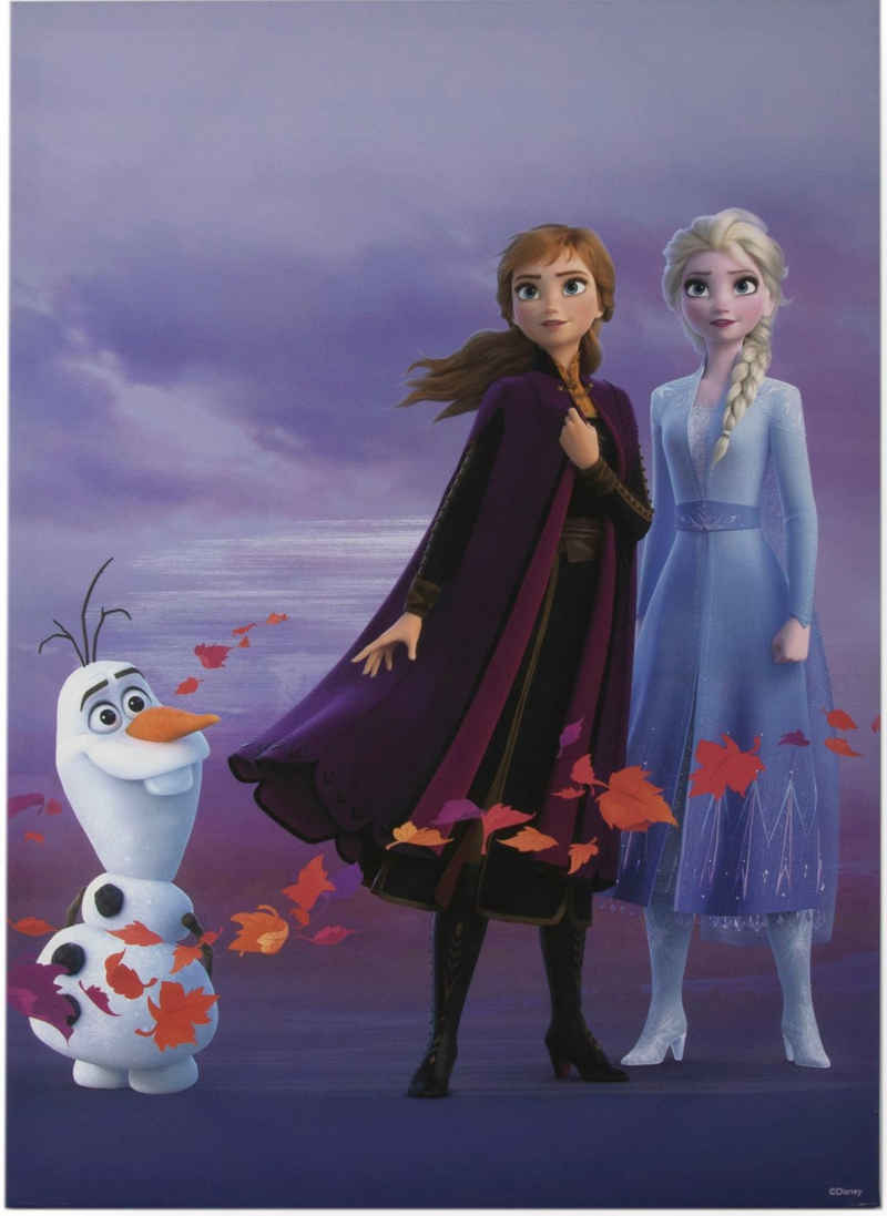 Disney Leinwandbild Frozen Elsa, Anna & Olaf, (1 St)