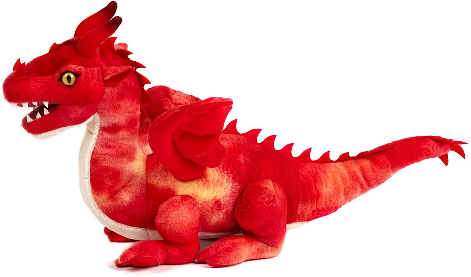 Uni-Toys Kuscheltier Drache - verschiedene Farben und Größen - Plüschtier, zu 100 % recyceltes Füllmaterial