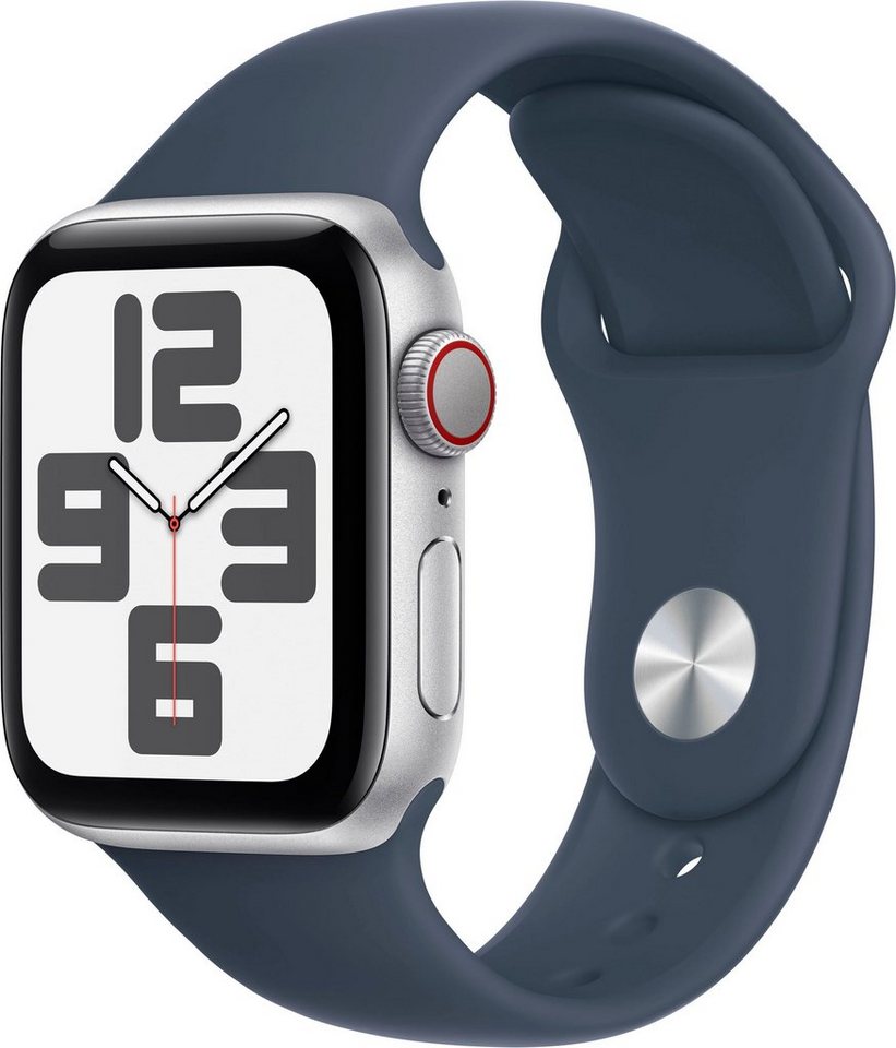 Band GPS OS Sport Zoll, cm/1,57 Watch 10), + Cellular S/M mm Watch 40 SE Smartwatch (4 Aluminium Apple