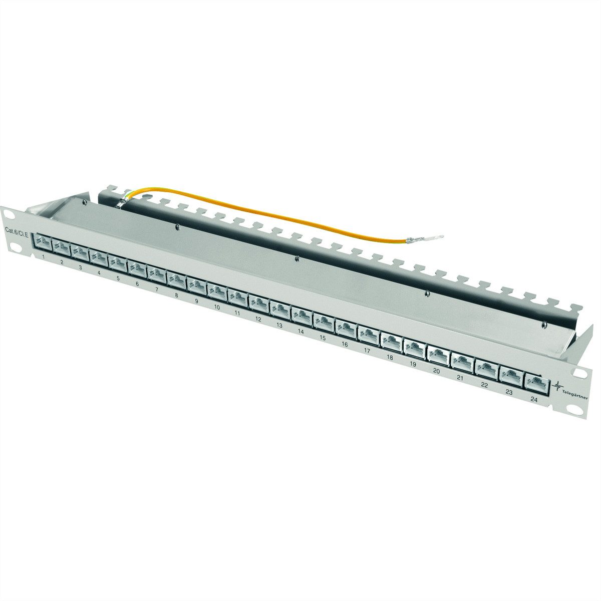 19" Patch Panel geschirmt,1HE, RAL 7035 Netzwerk-Panel