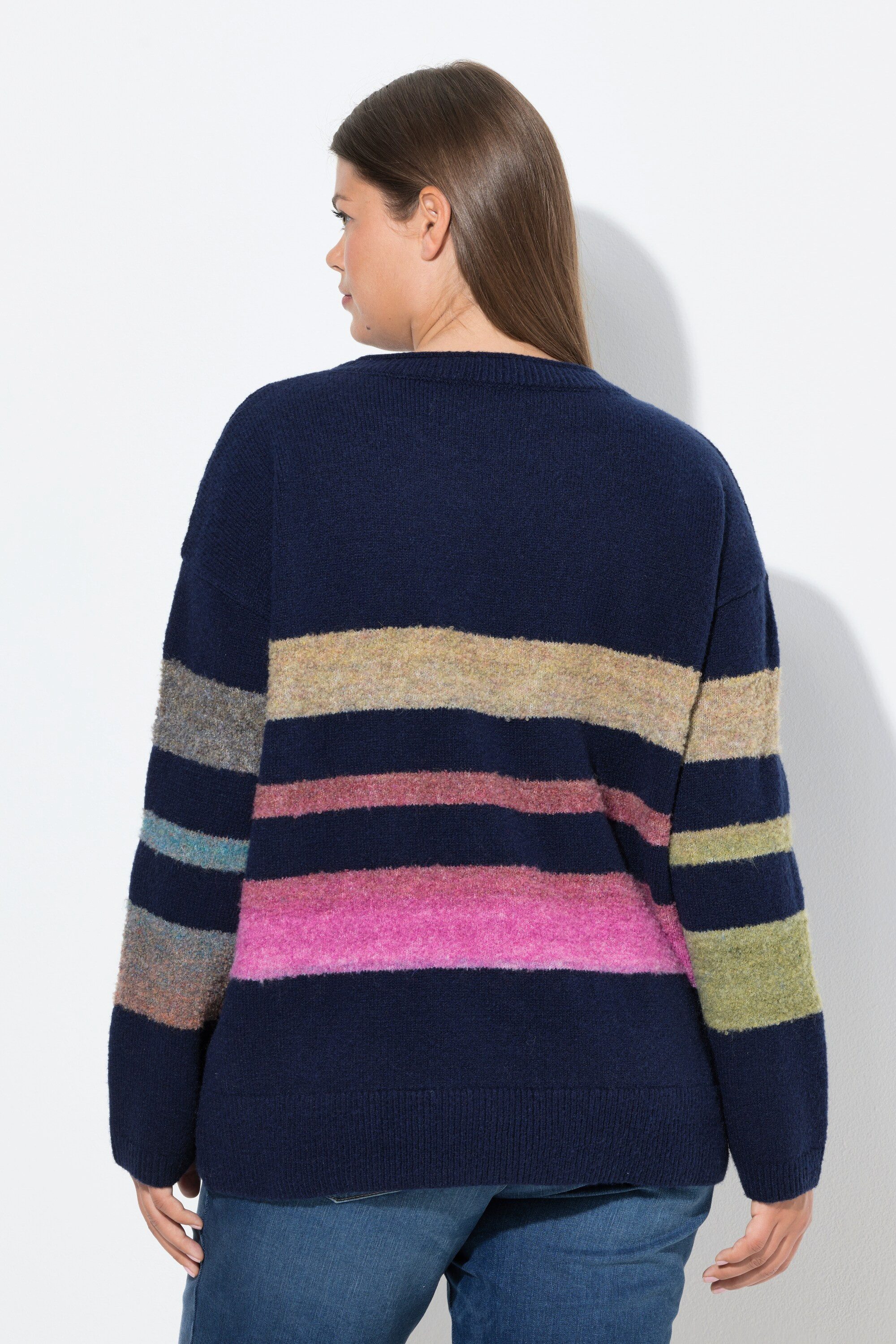 Laurasøn Strickpullover Strickpullover Langarm Rundhalsausschnitt