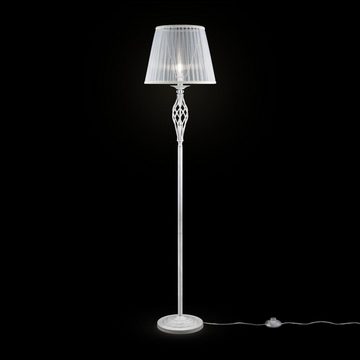click-licht Stehlampe Stehleuchte Grace in Weiß und Gold E14, keine Angabe, Leuchtmittel enthalten: Nein, warmweiss, Stehlampe, Standlampe