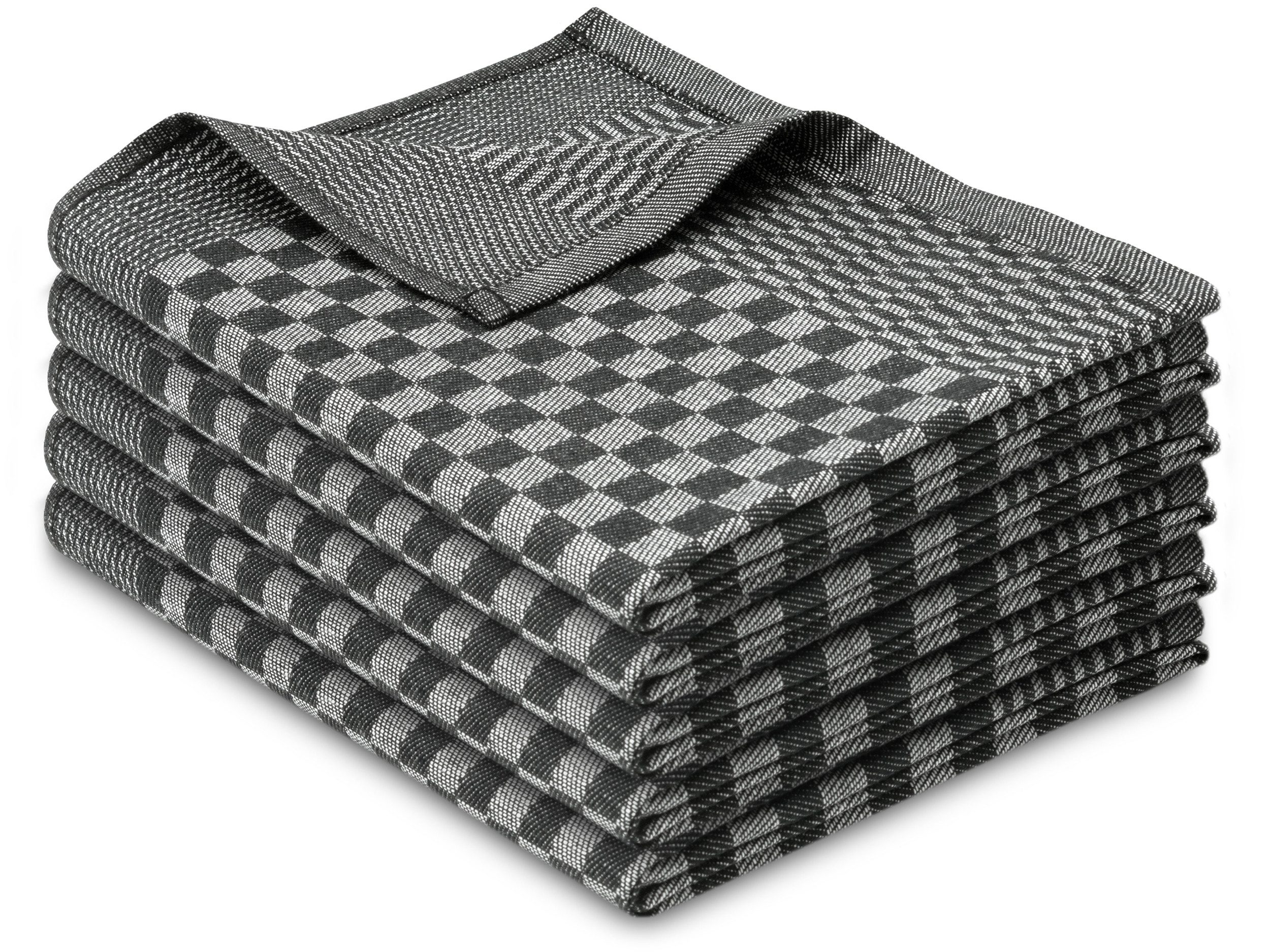 ZOLLNER Geschirrtuch, (Spar-Set, 5-tlg), 46 x 70 cm, 100% Baumwolle, vom Hotelwäschespezialisten
