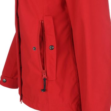 Dry Fashion Funktionsjacke Damen Outdoor-Jacke Norderney Wasserdicht mit gestreiftem Innenfutter
