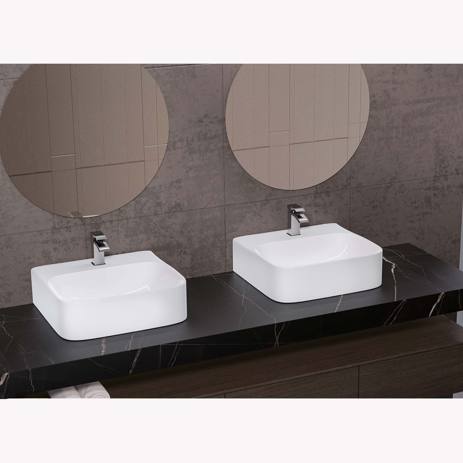 EMKE Aufsatzwaschbecken Kleines Handwaschbecken für Badezimmer günstig online kaufen