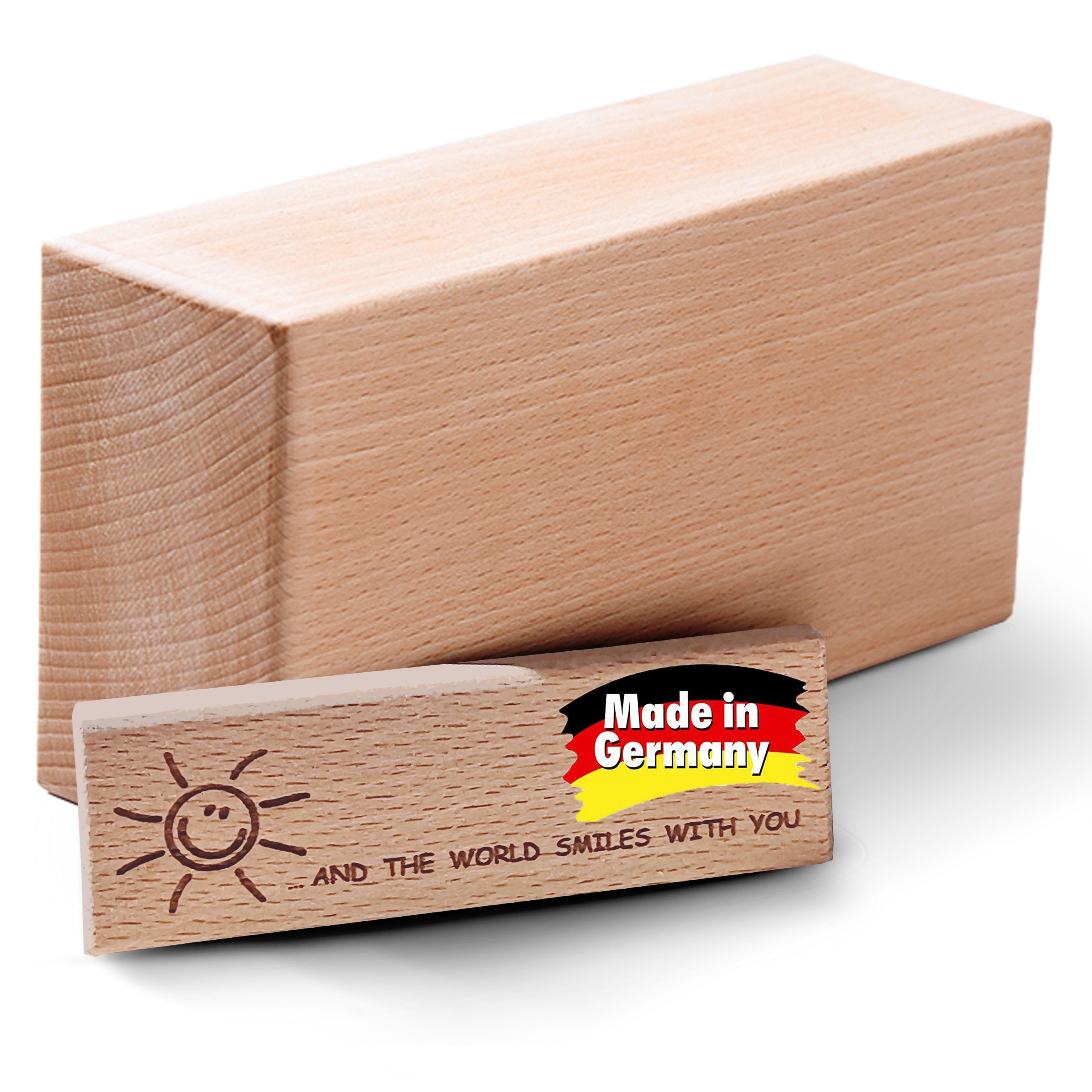 Yogablock GOLDEN Yogablock Holz Supra Grip - ökologisch hergestellt - Yogaklotz aus Naturkork für Yoga und Pilates - Yoga Block für Anfänger und Fortgeschrittene