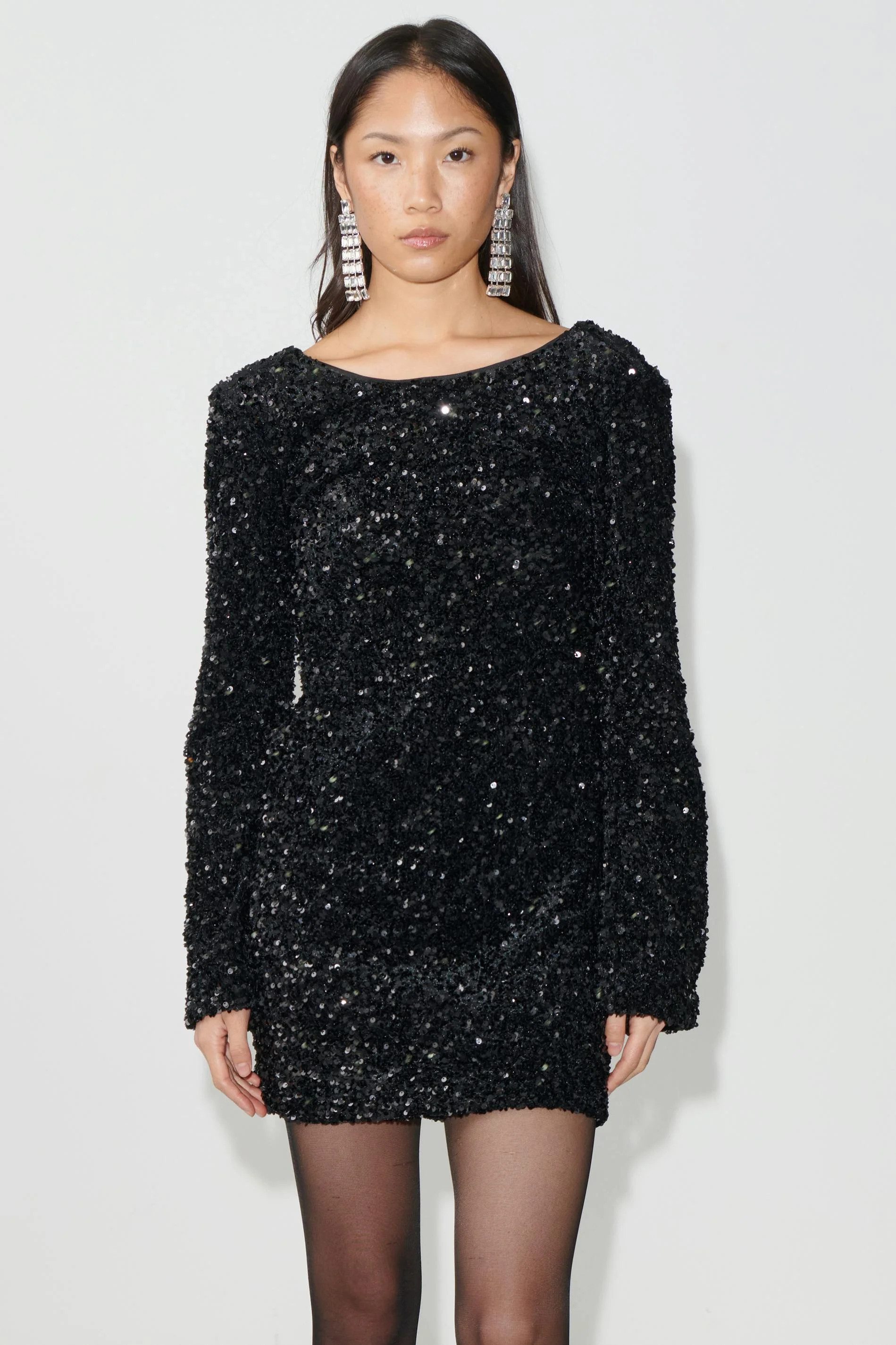 Gina Tricot Midikleid Loose sequin mini dress - Paillettenkleid - Minikleid - Damen Kleid
