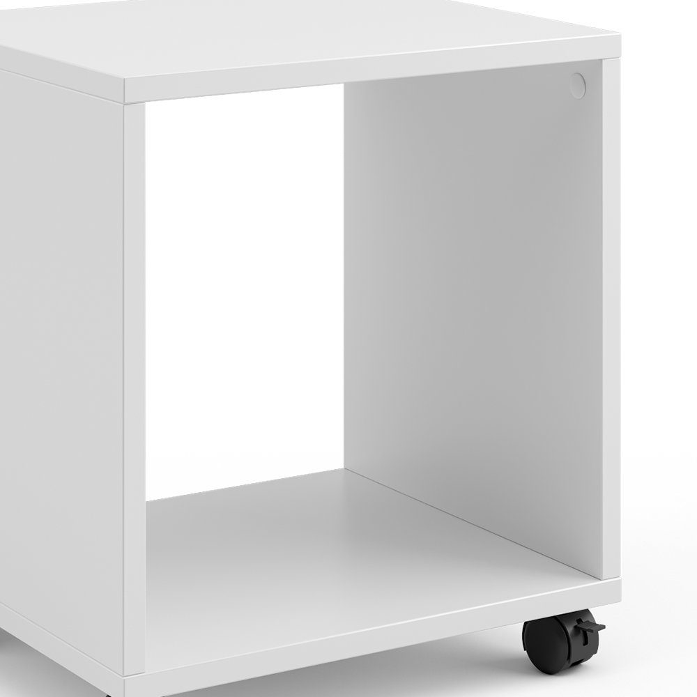 St) Faltboxen Weiß, für Bürocontainer (1 Fach Rollcontainer Vicco 1