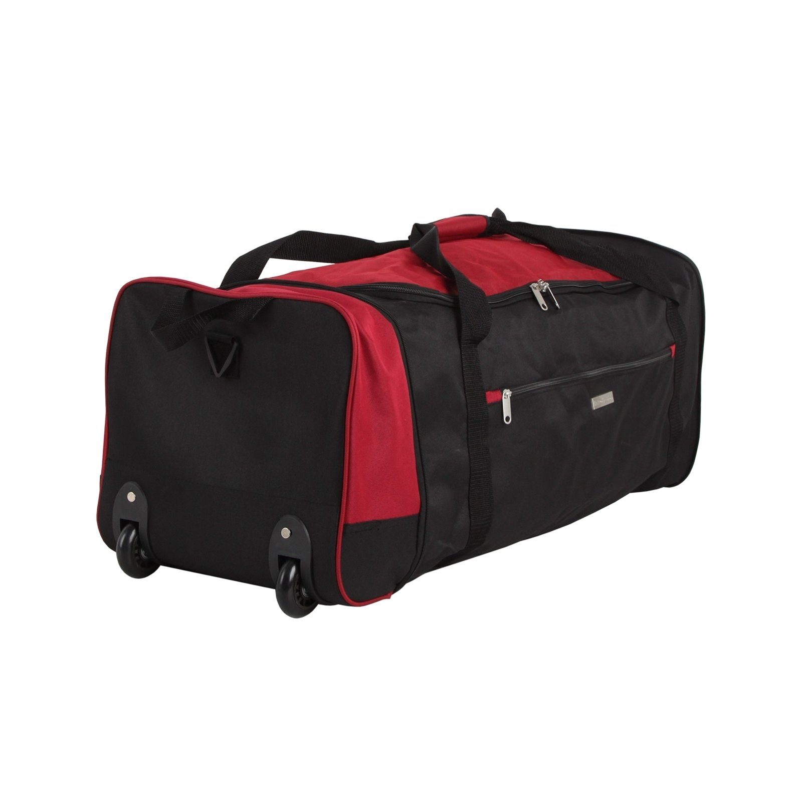 NTK-Collection Reisetasche Reisetasche auf Rollen Rochester Schwarz Rot (St günstig online kaufen