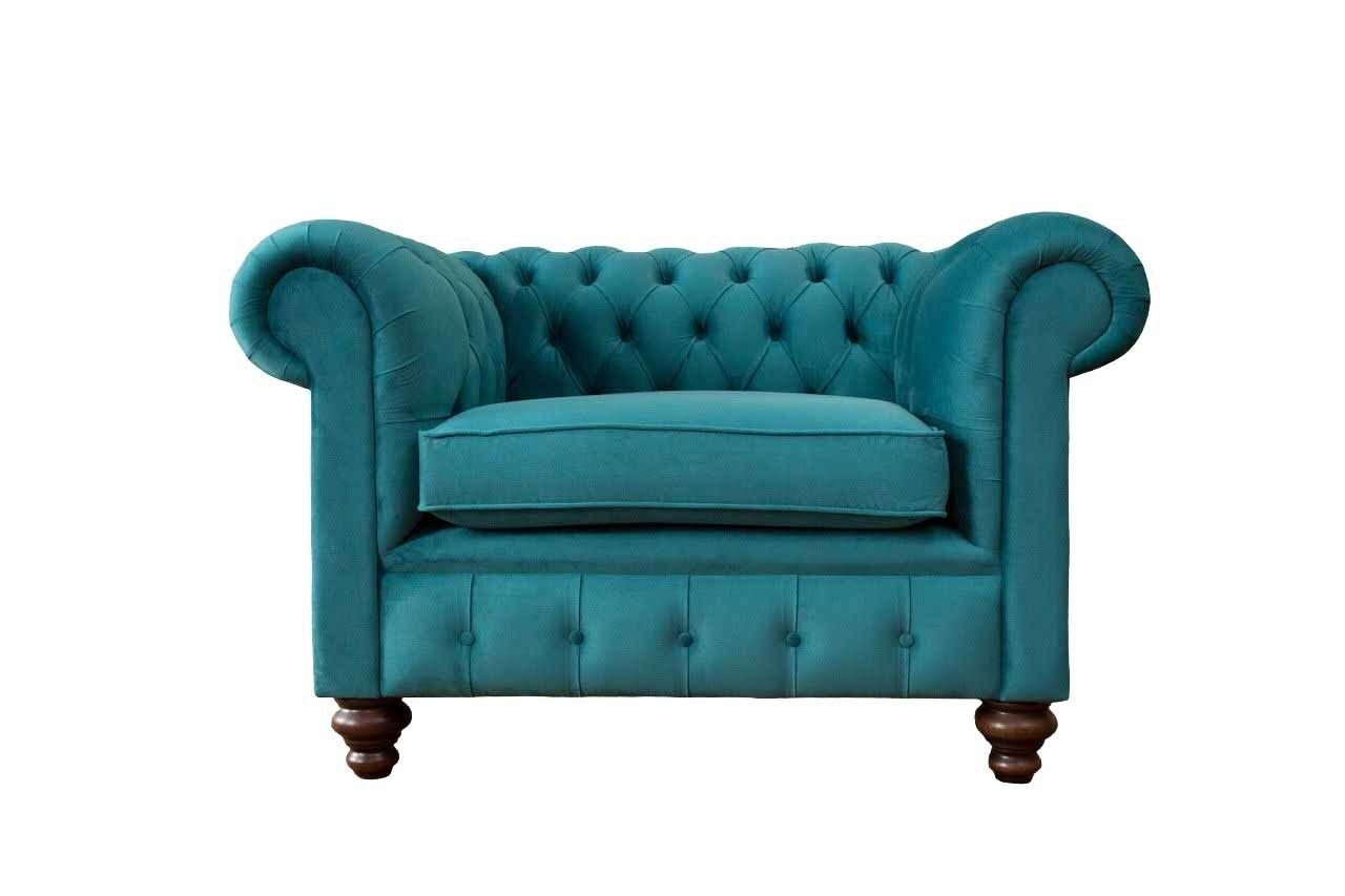 JVmoebel Sessel Sessel 1 Sitzer Chesterfield Polster Sofas Design Luxus Couch Sofa Neu, Made In Europe