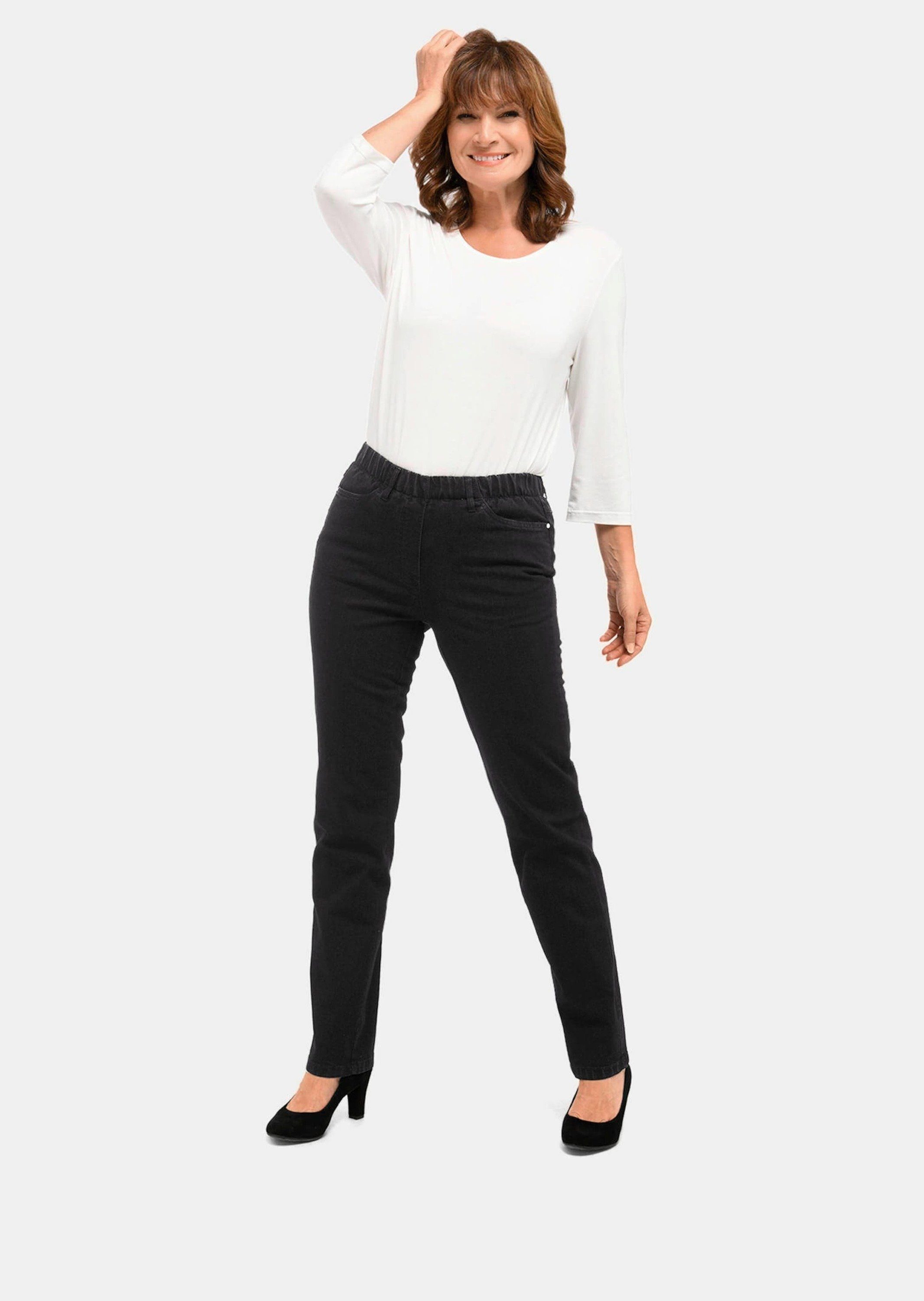 GOLDNER Bequeme Jeans Kurzgröße: Klassische Jeansschlupfhose günstig online kaufen