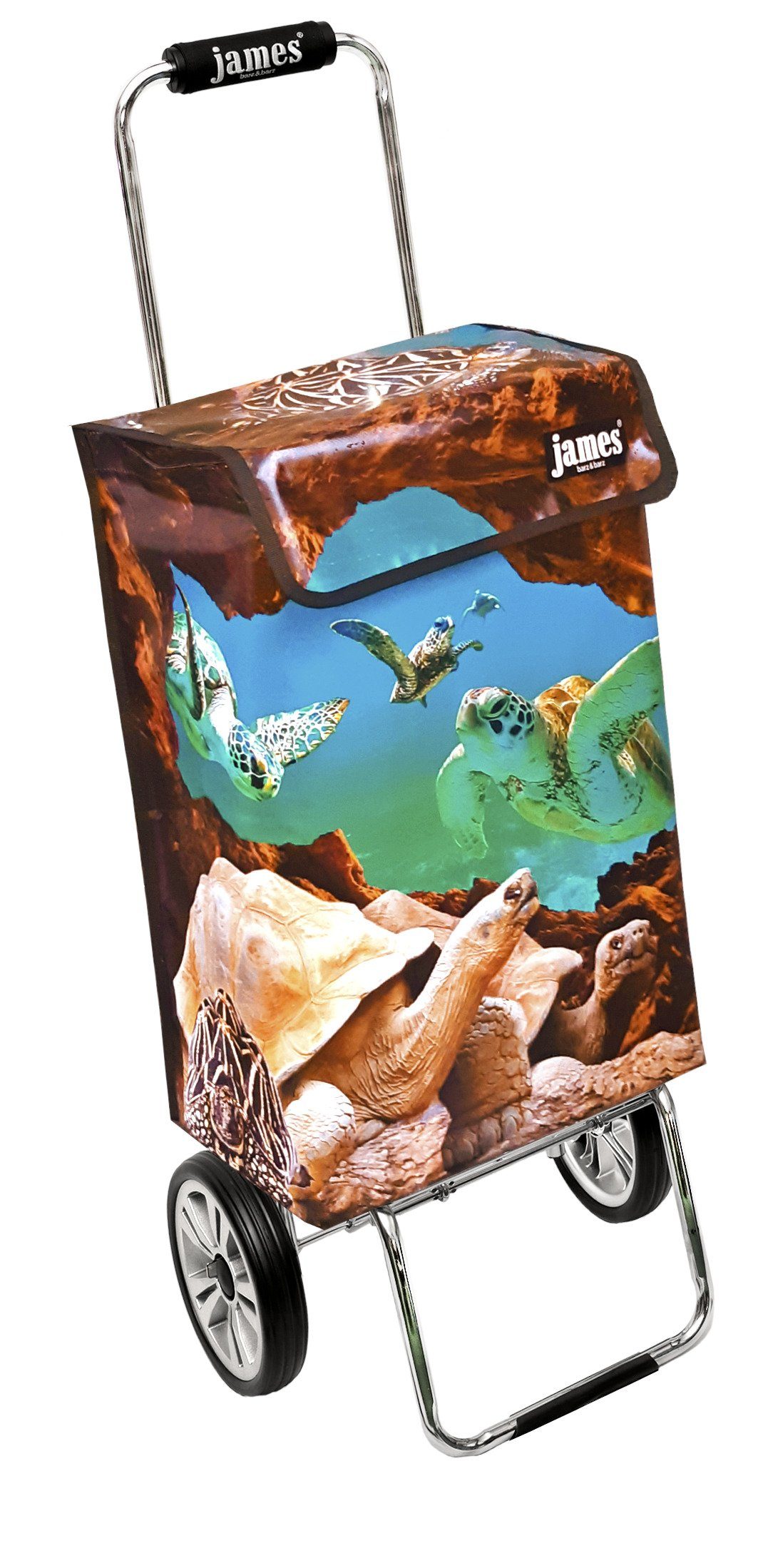 james Einkaufstrolley Design TURTLE deluxe, Einkaufsbegleiter, sehr robust, Handmade in Austria