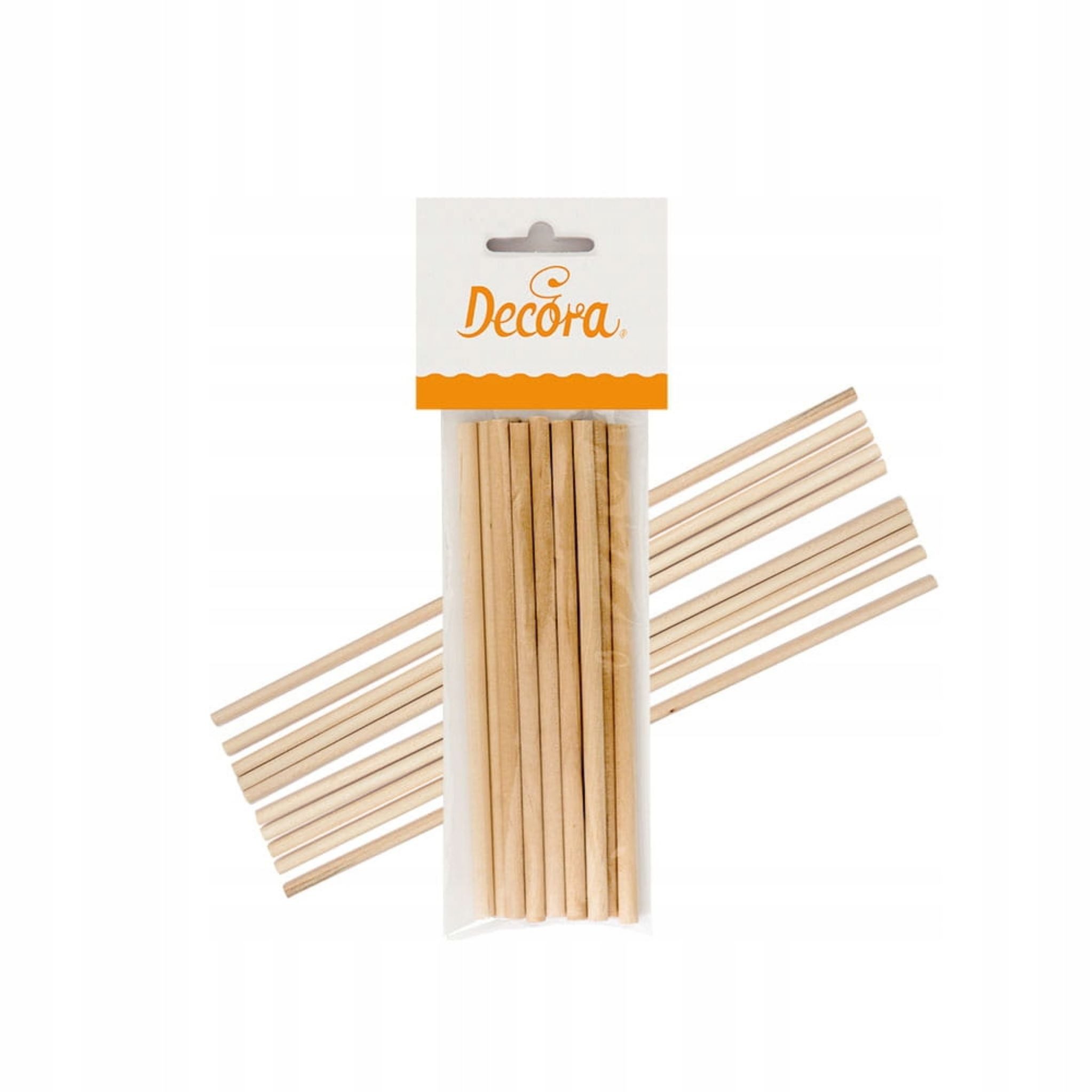 Essstäbchen Hochwertige runde Holzstäbchen für Cake Pops, Lollis, Eis – 16cm