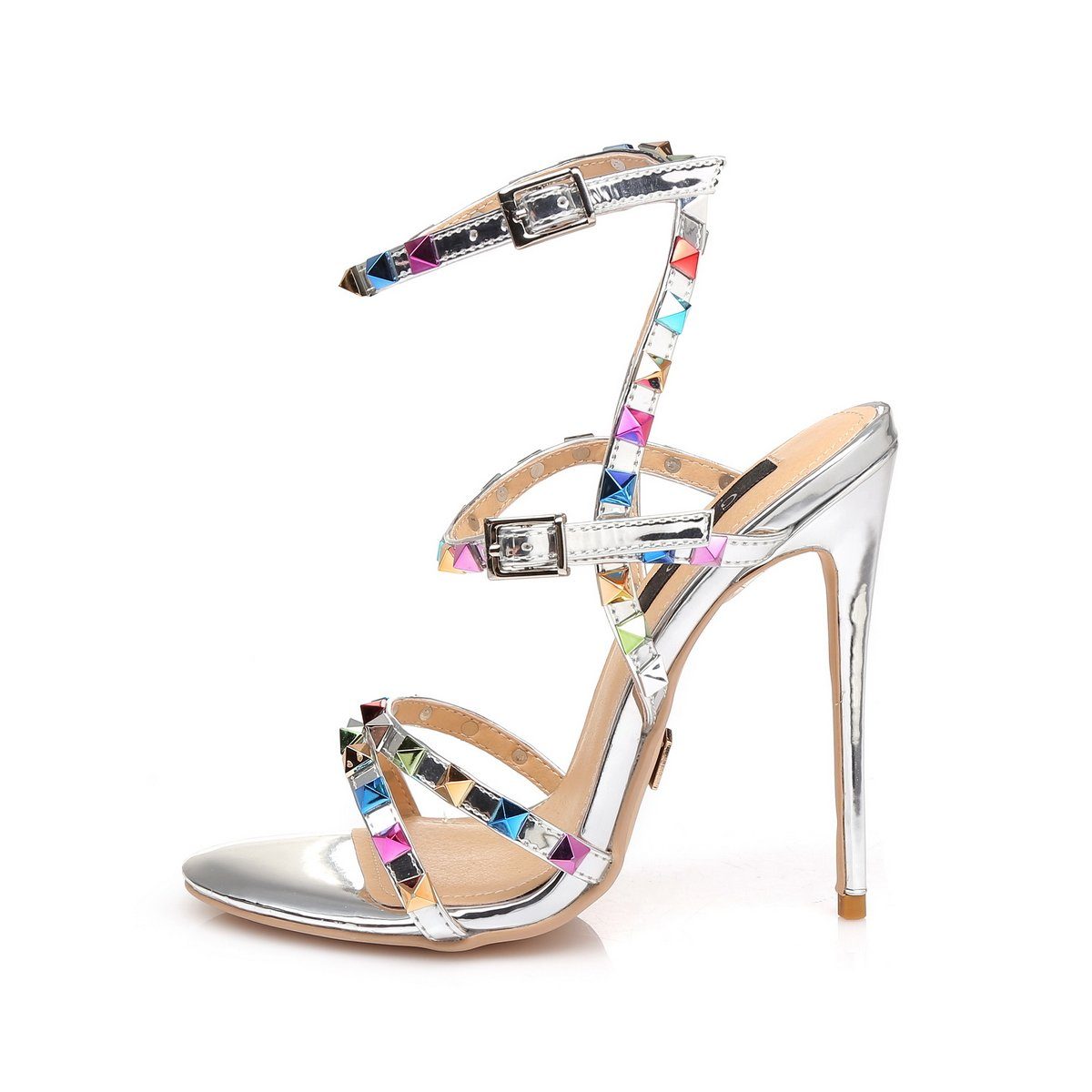 Grenada Silver/Multi Sandalette