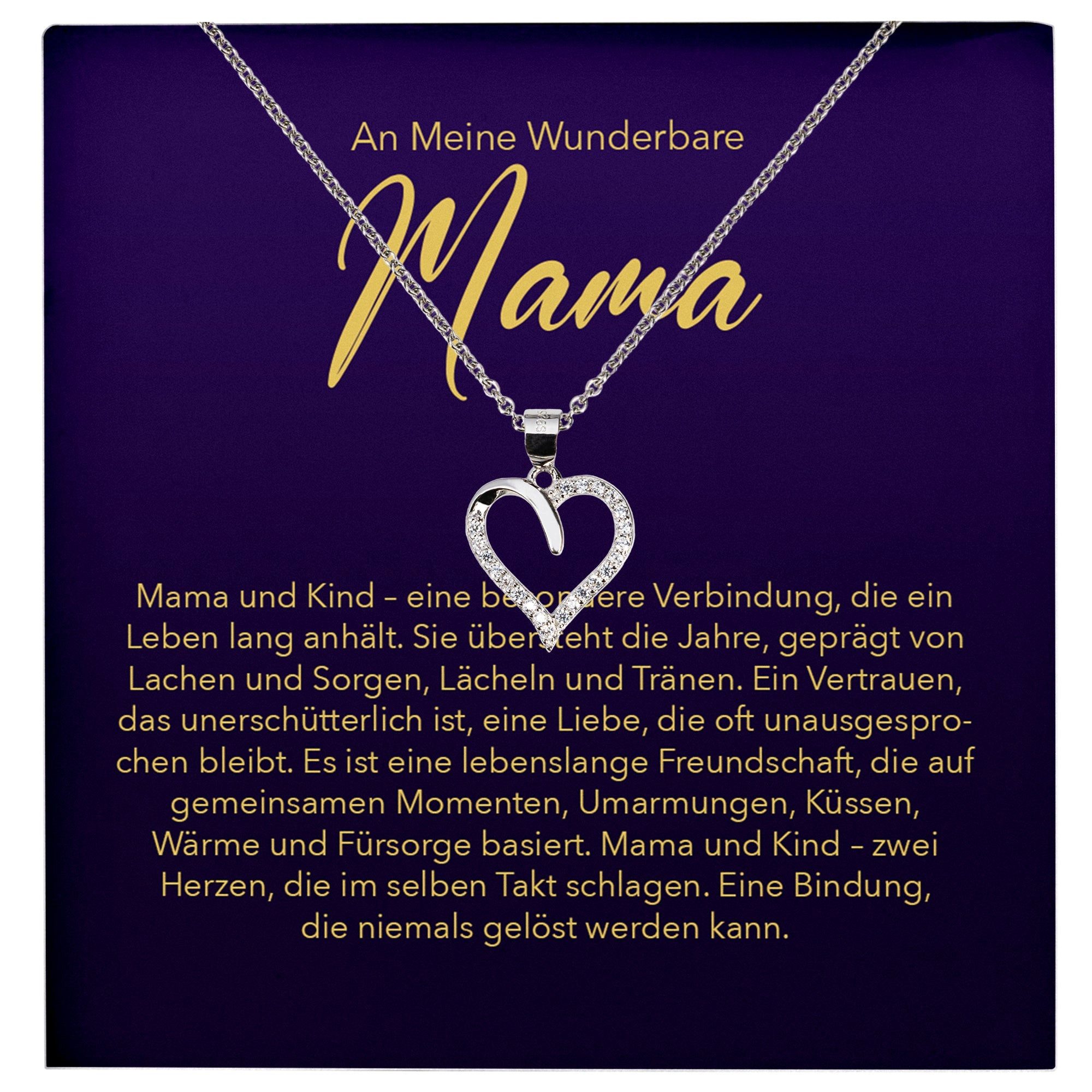 22Feels Schmuckset Liebe Mama Geschenk von Tochter Muttertag Frauen Halsket günstig online kaufen