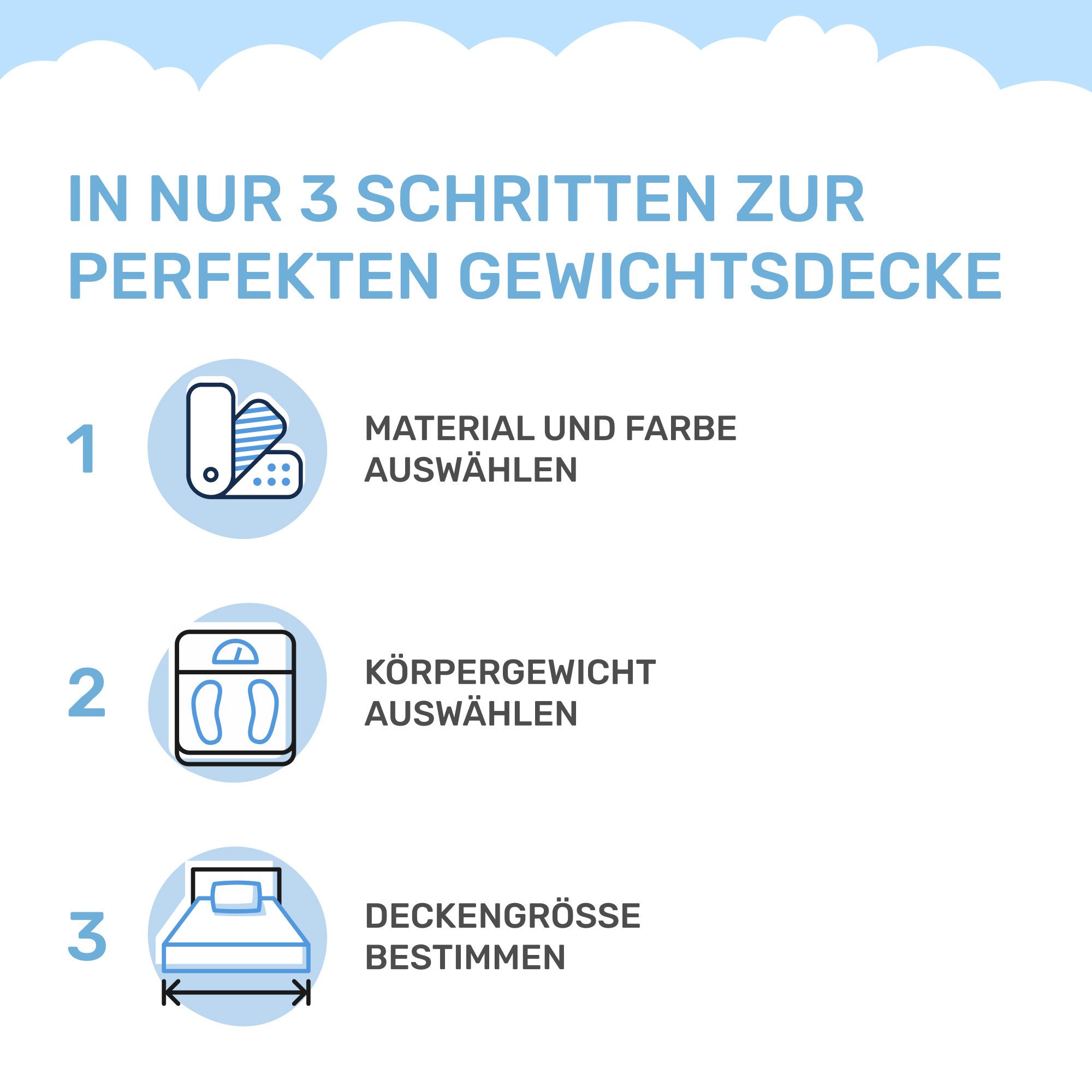 Dailydream Gewichtsdecke, Therapiedecke, Füllung: ungiftige Glasperlen, in verschiedenen Farben und Gewichten für einen ruhigen Schlaf