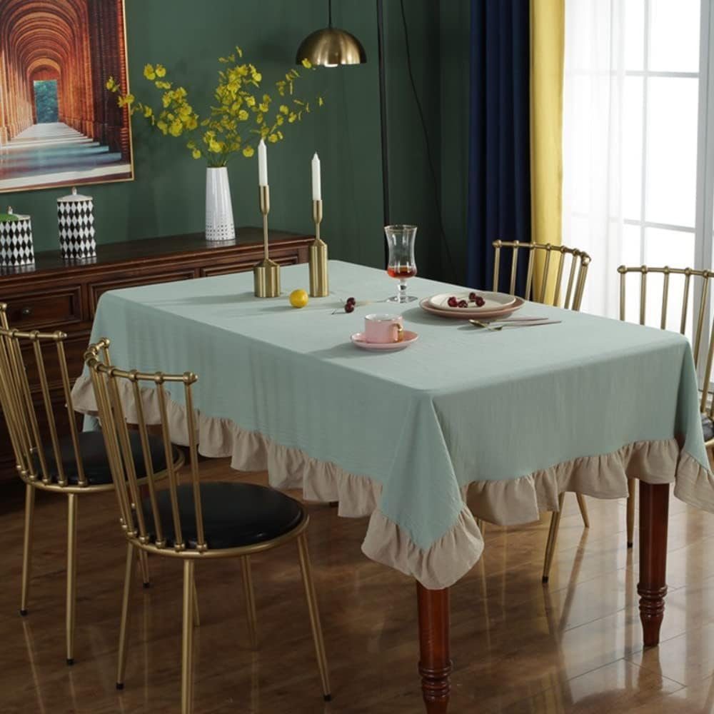 FELIXLEO Tischdecke Tischtuch Pflegeleichte und Abwaschbare Tischdecke grün cm 140*180