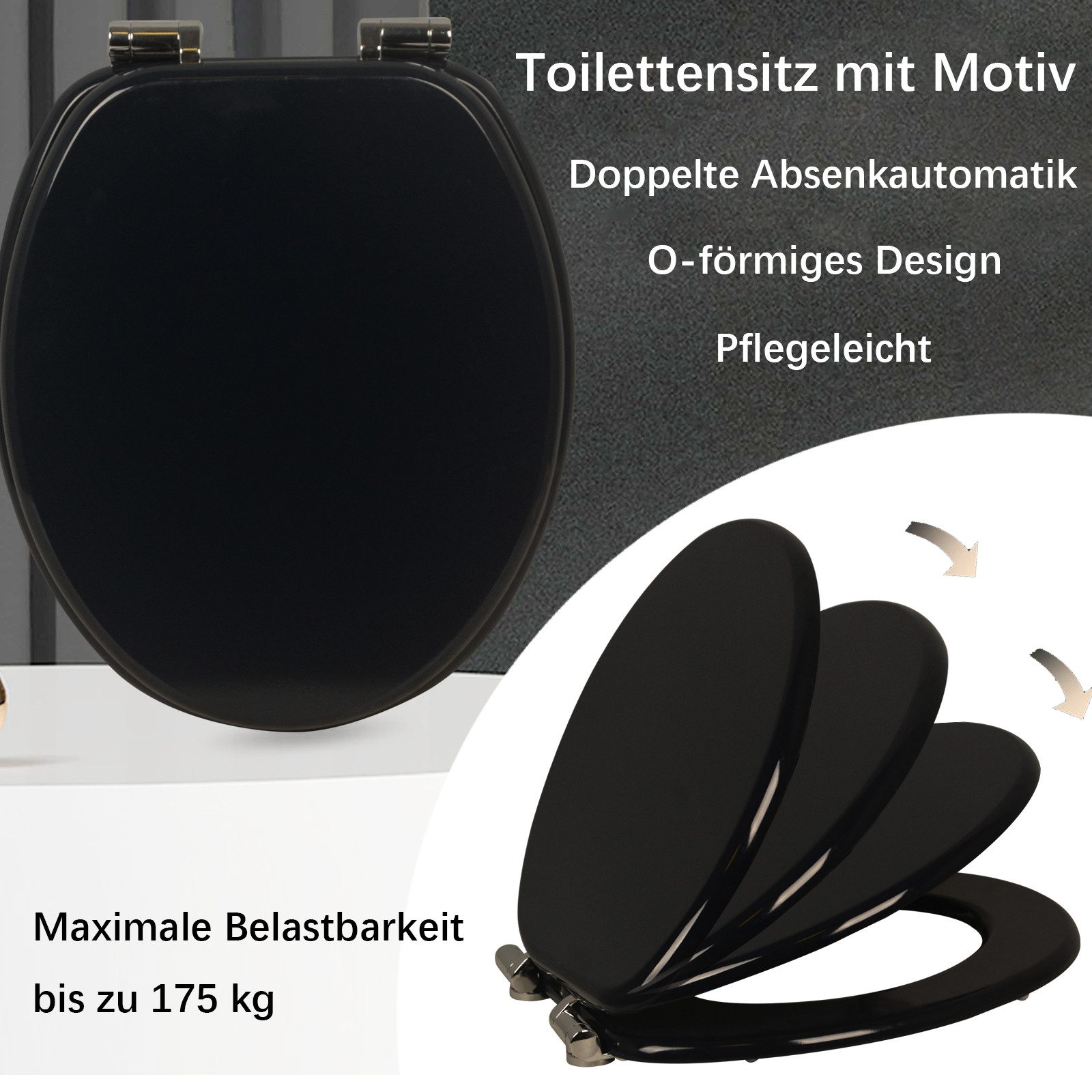 style home WC-Sitz Toilettendeckel mit doppelter günstig online kaufen