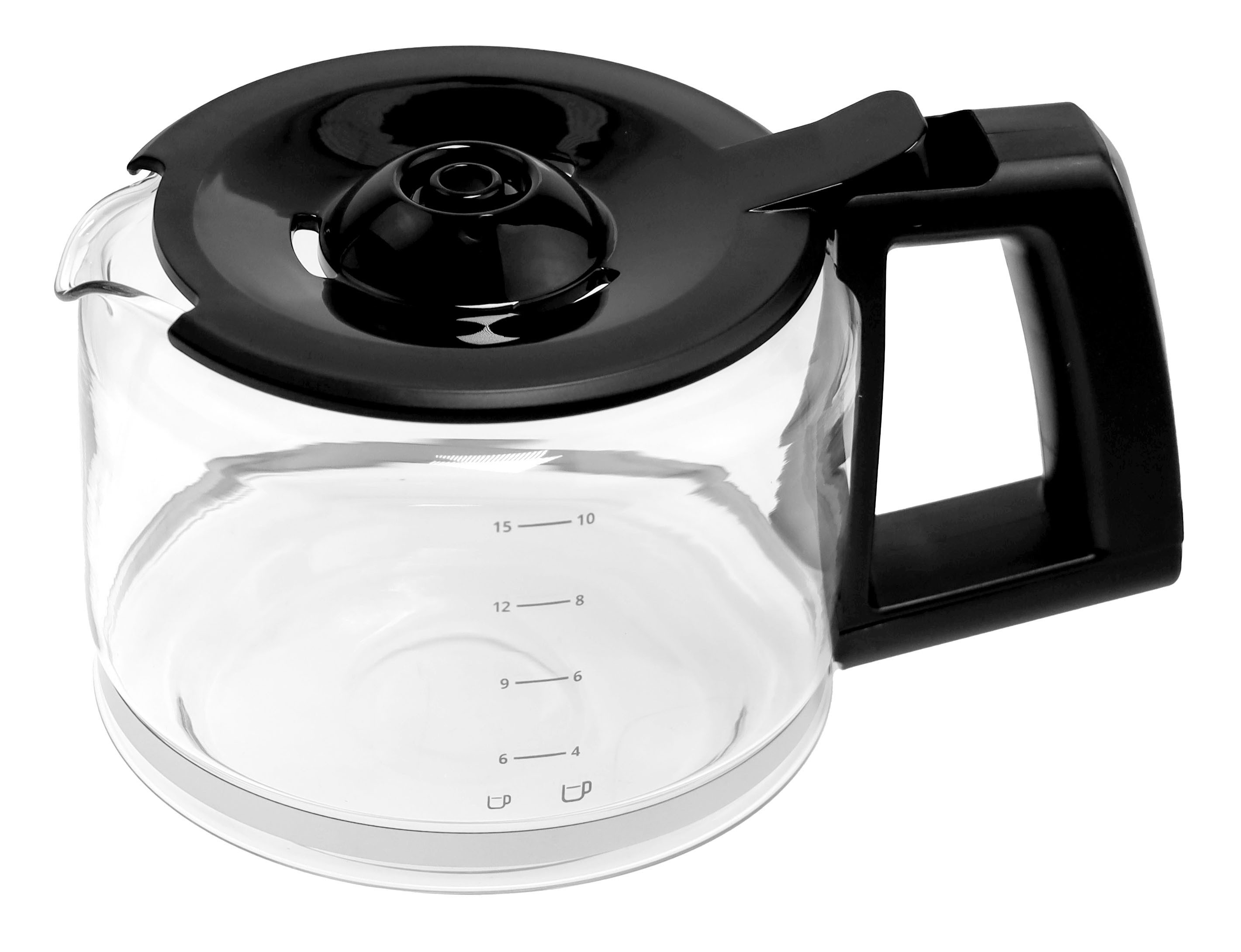 Krups Kaffeekanne Krups SS-208719 Glaskanne für KM480D Excellence Kaffeemaschine