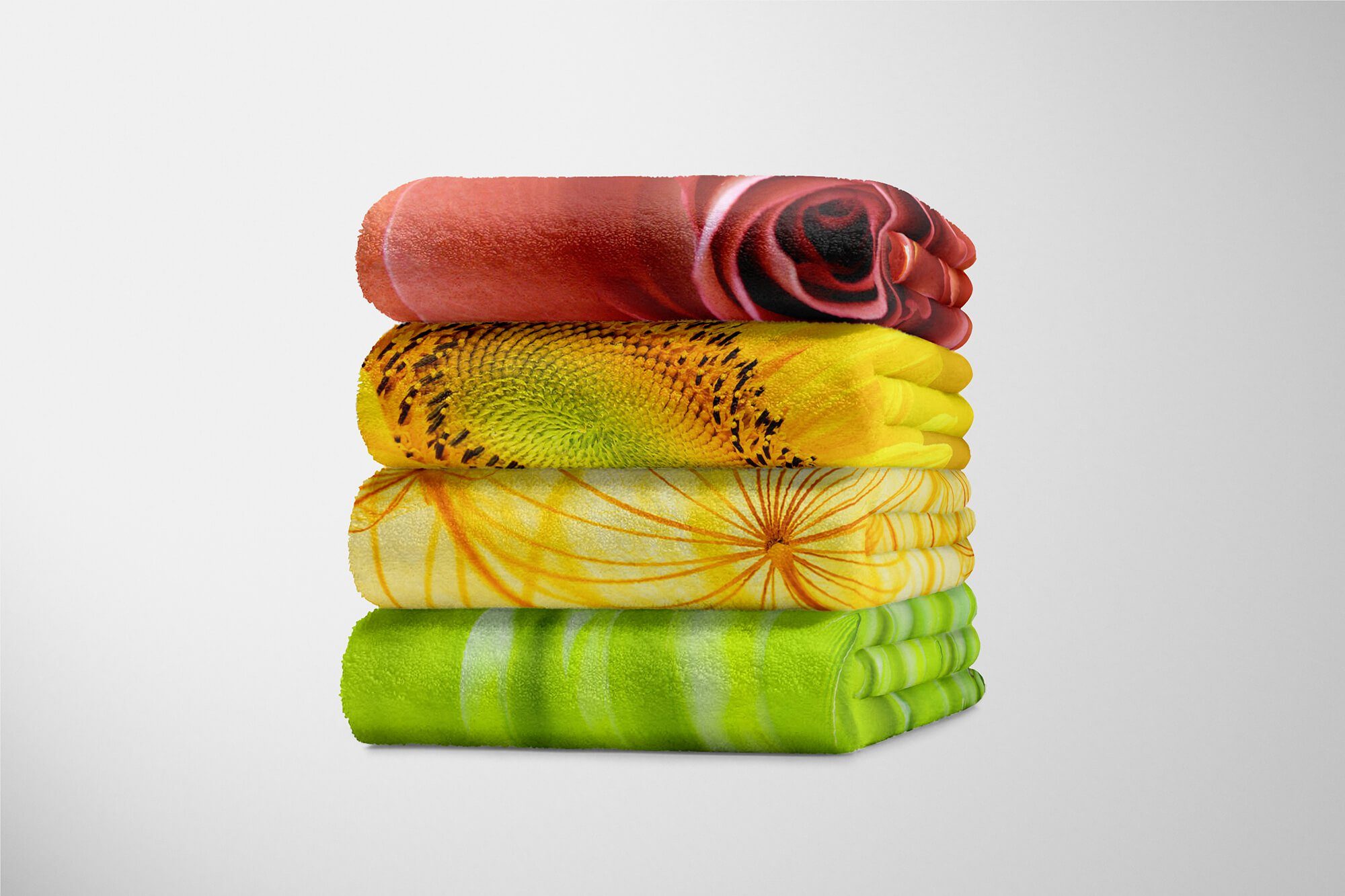 (1-St), Art Fotomotiv Pusteblumen mit Kuscheldecke Strandhandtuch Handtuch Handtücher Handtuch Baumwolle-Polyester-Mix Sonnen, Sinus Saunatuch