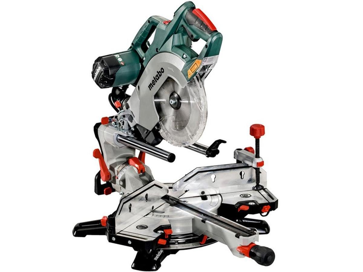 metabo Kapp- und Gehrungssäge KGSV 72 Xact SYM, 1-St., SYM-Anschlag überträgt Winkel von der Schmiege