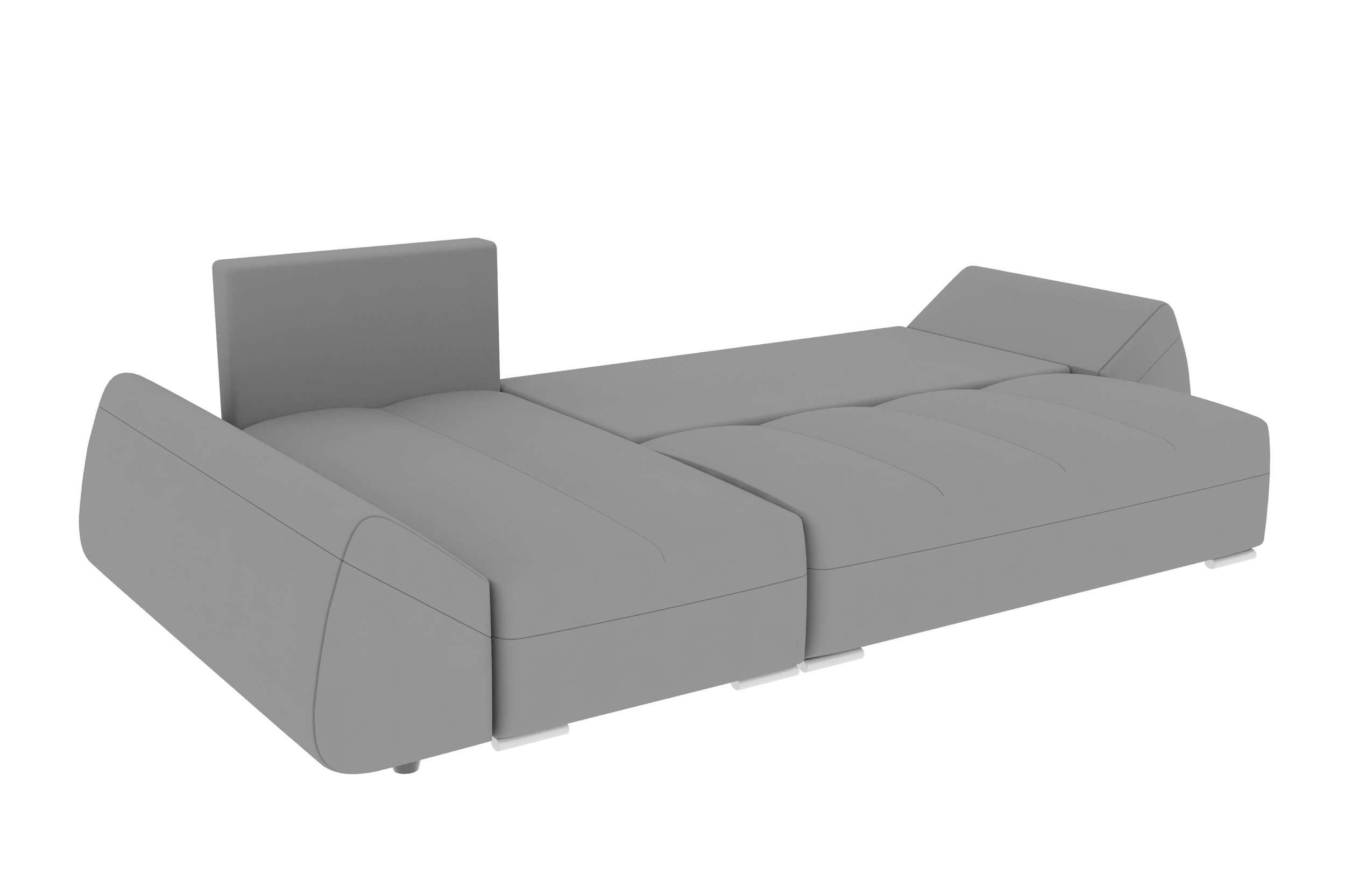 Stylefy Ecksofa Bettfunktion, L-Form, Sitzkomfort, Modern Bettkasten, mit Design Cascade, mit Eckcouch, Sofa