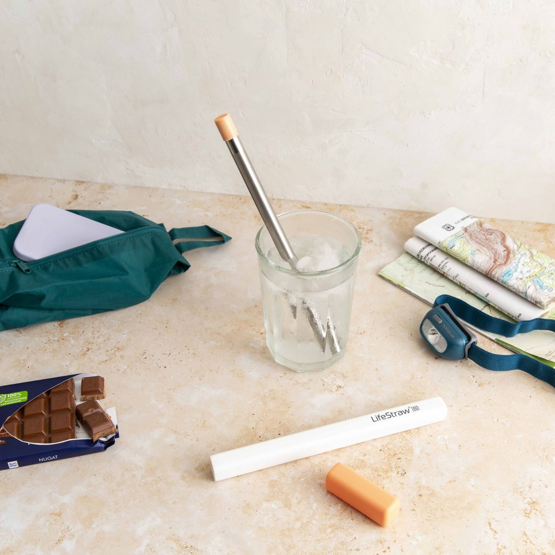 LifeStraw Wasserfilter LifeStraw Sip - Wasserfilter-Strohhalm aus Edelstahl