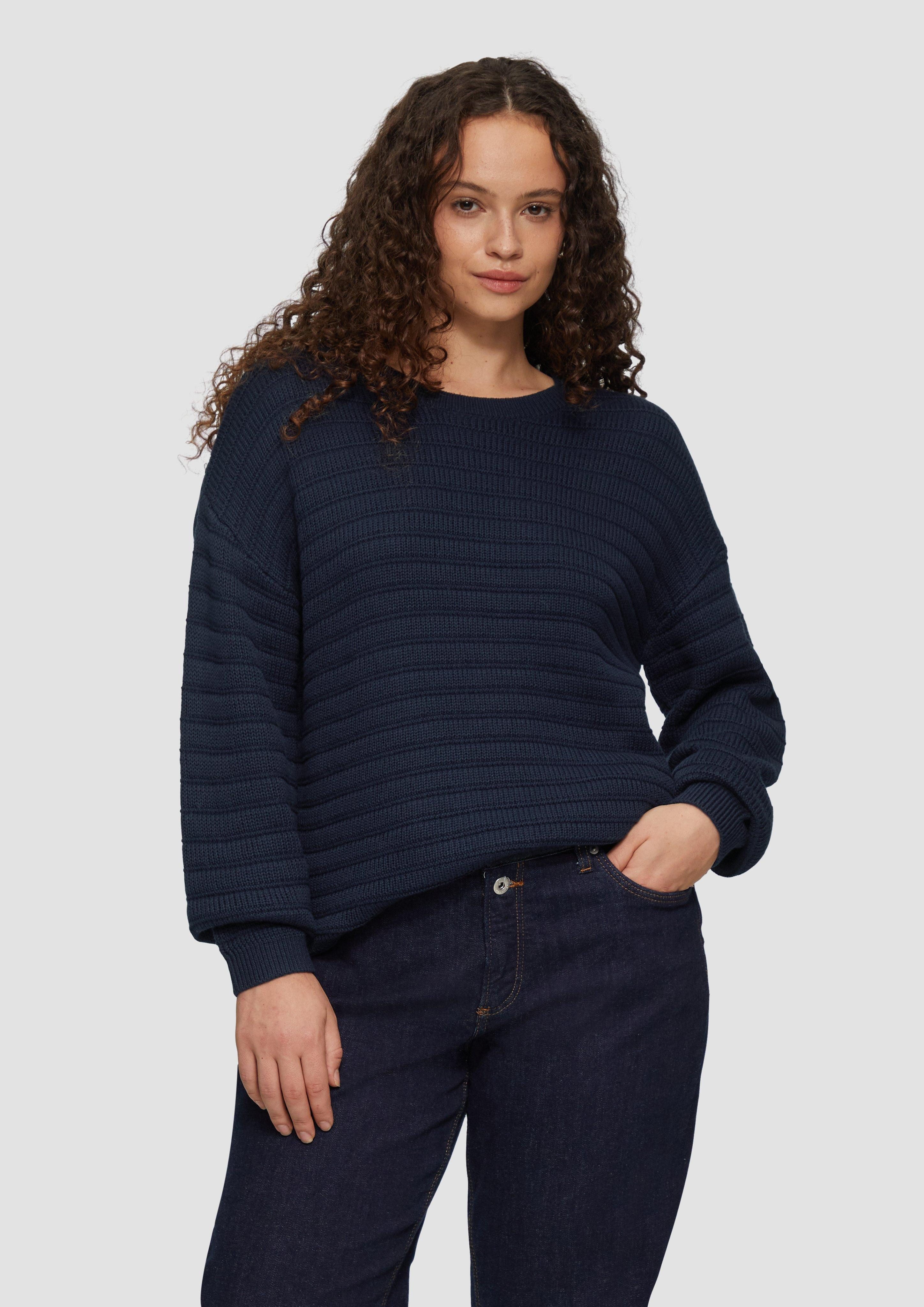 Strickpullover Strickpullover mit Strukturmuster