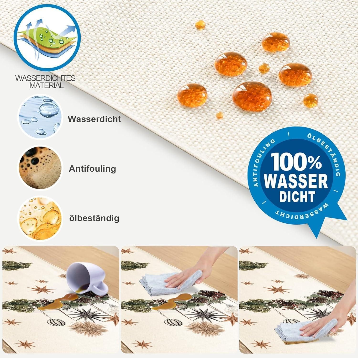 LuxusKollektion Hängedekoration Tischläufer Weihnachten wasserabweisend Küc günstig online kaufen