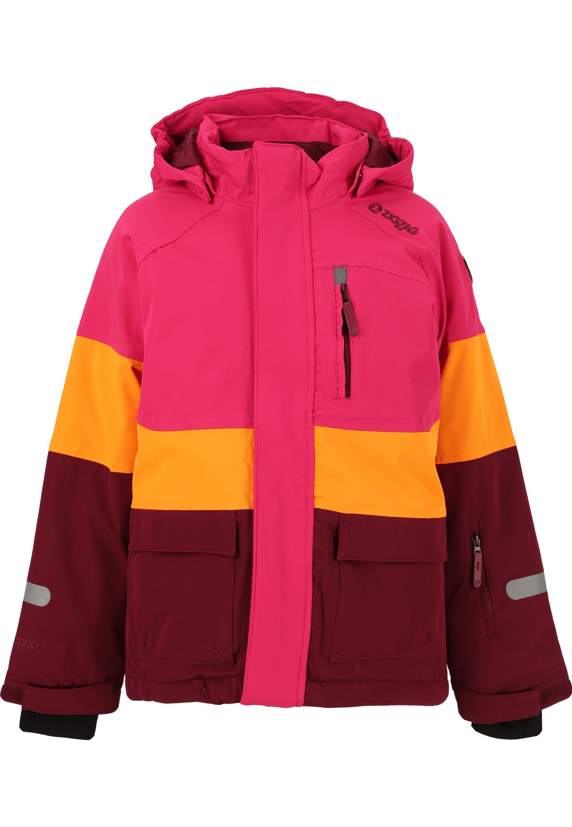 ZIGZAG Skijacke Taylora mit wind- und wasserdichter TPU-Membran rot | Windbreakers