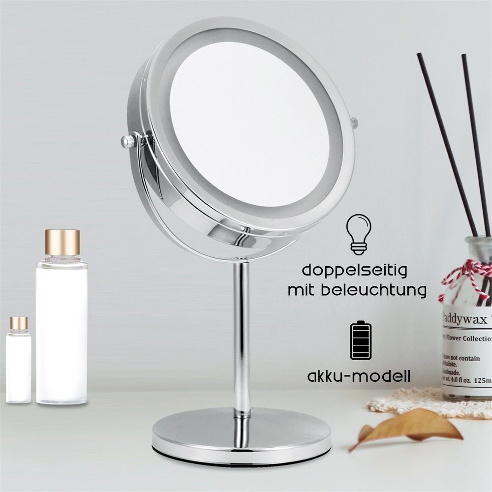Feel2Home Kosmetikspiegel LED 10 fach Schminkspiegel Makeup Spiegel Badspiegel Kosmetikspiegel