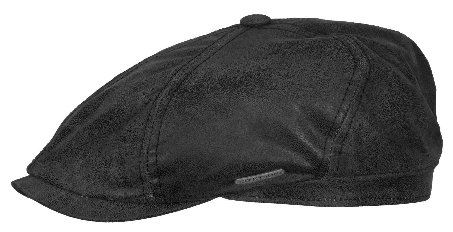 Stetson Schiebermütze Ballonmütze aus Leder