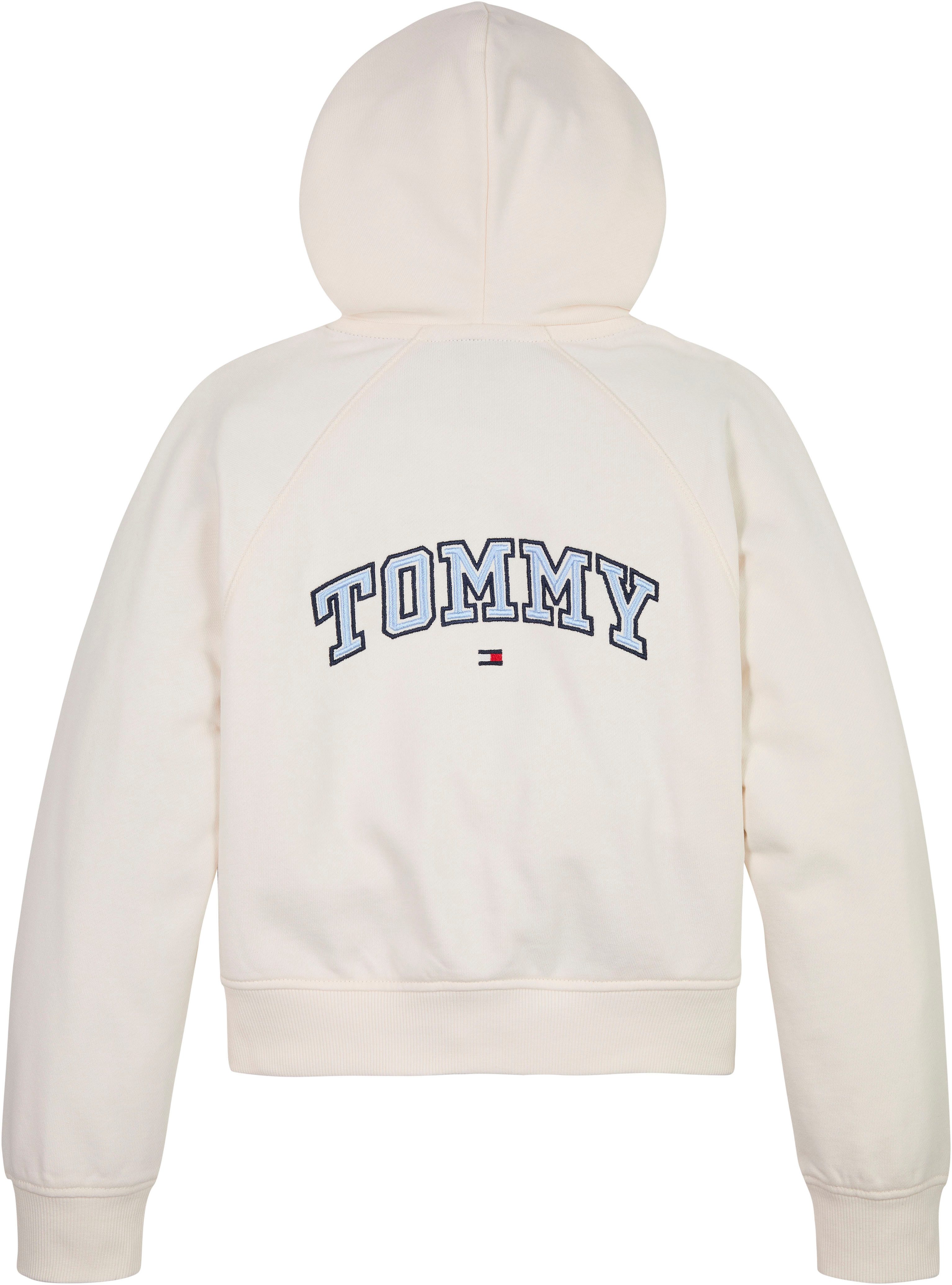 Tommy Hilfiger Sweatjacke VARSITY EMBROIDERED ZIP UP Kinder bis 16 Jahre mit Logostickerei