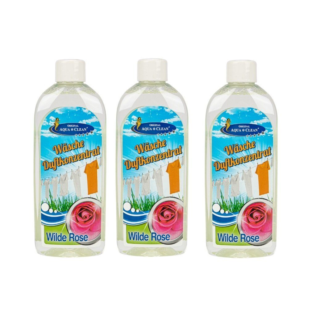 AQUA CLEAN Wäscheparfüm Wäsche Duftkonzentrat Wilde Rose 3x250ml (3-St)