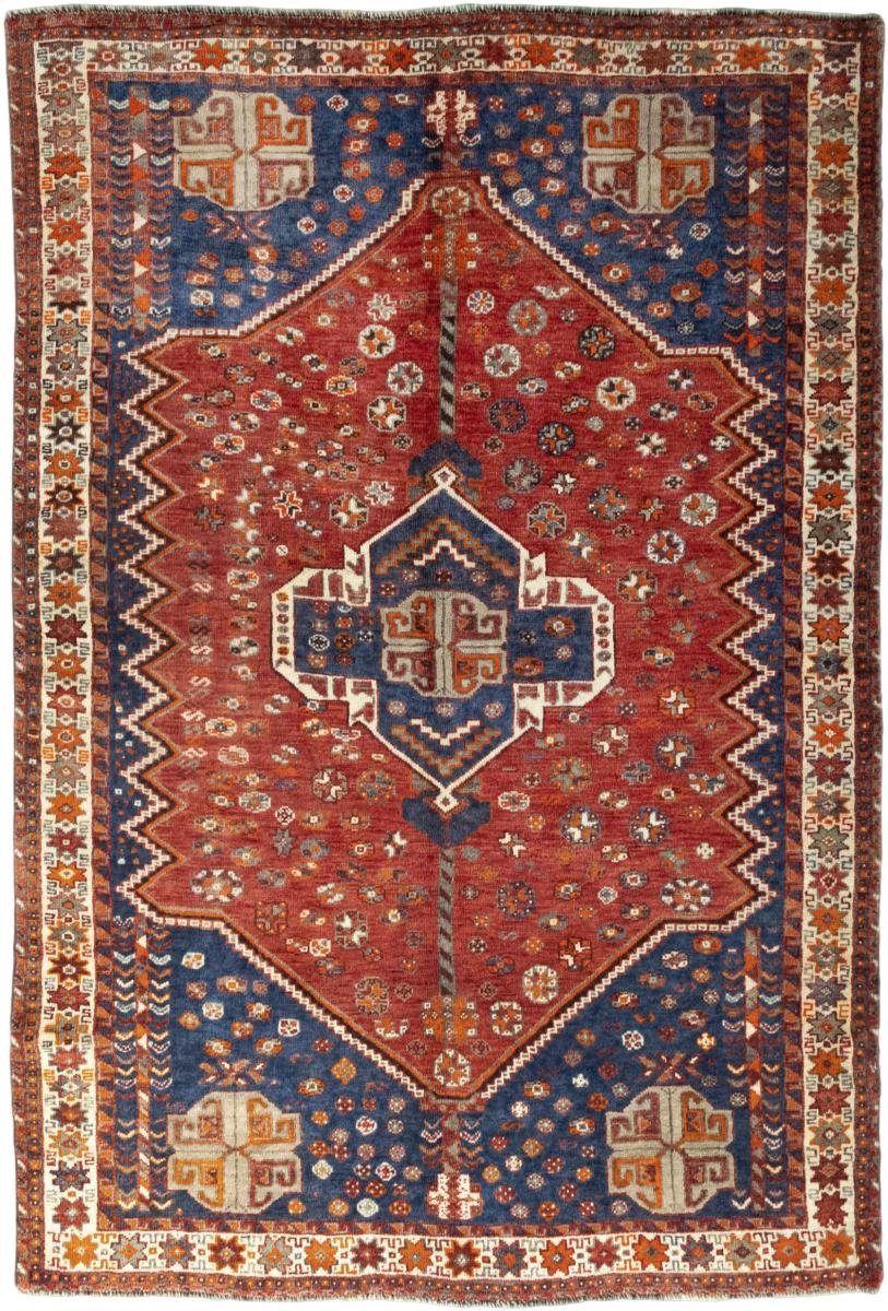 Orientteppich Shiraz 167x246 Handgeknüpfter Orientteppich / Perserteppich, Nain Trading, rechteckig, Höhe: 10 mm