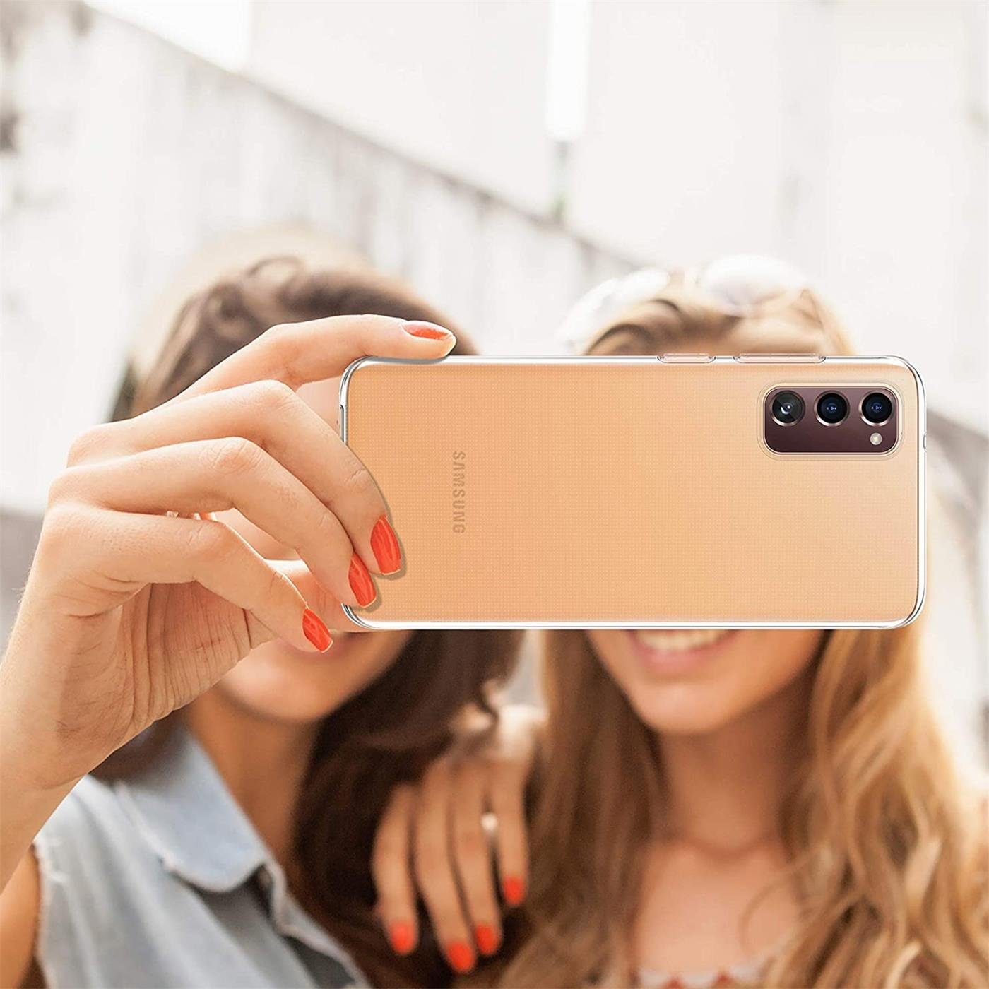 CoolGadget Handyhülle Silikon Handy Hülle Slim für Samsung Galaxy S20 FE 6,5 Zoll, dünne TPU Schutzhülle Case in transparent / durchsichtig