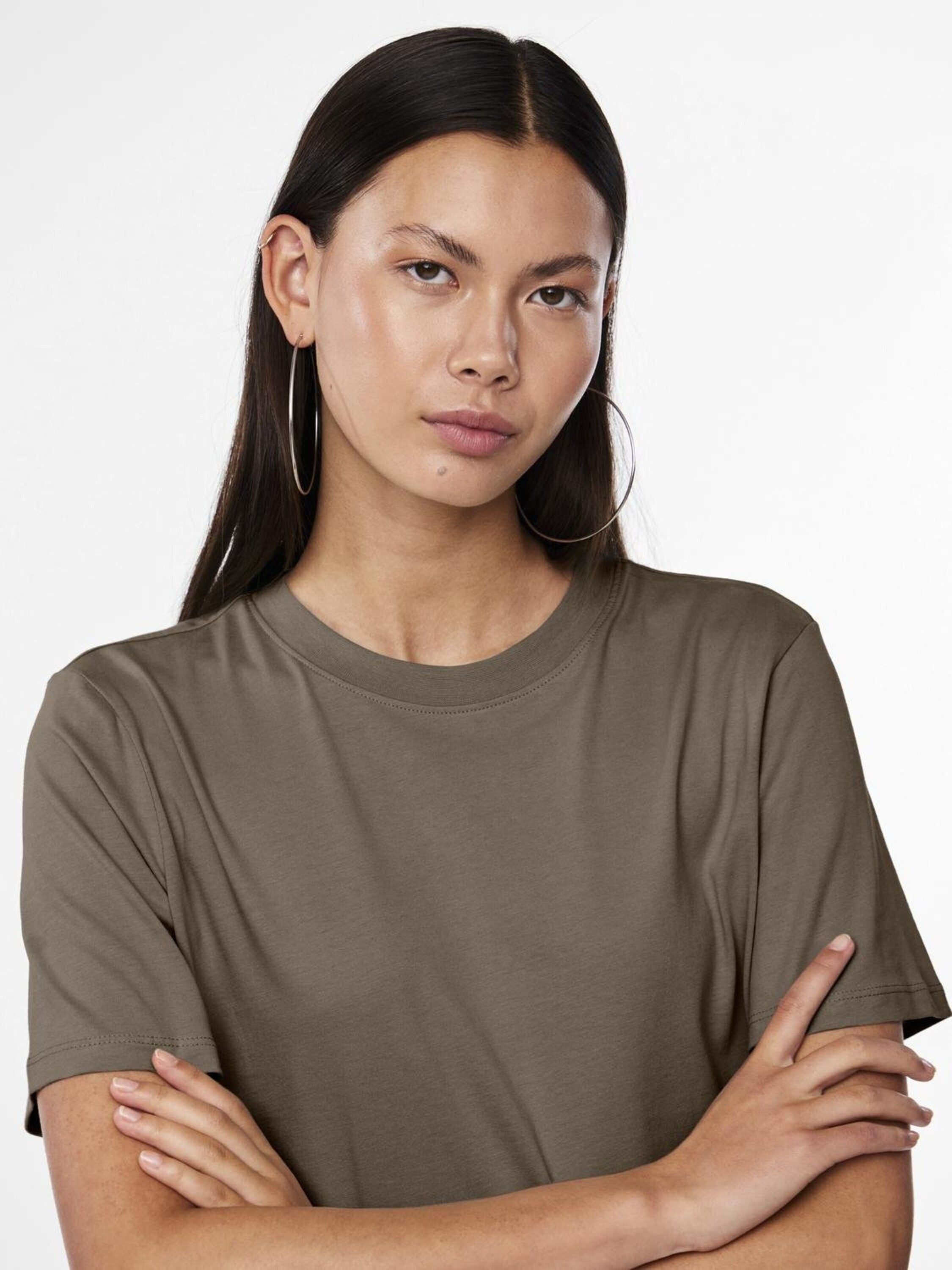 pieces T-Shirt RIA (1-tlg) Plain/ohne Details