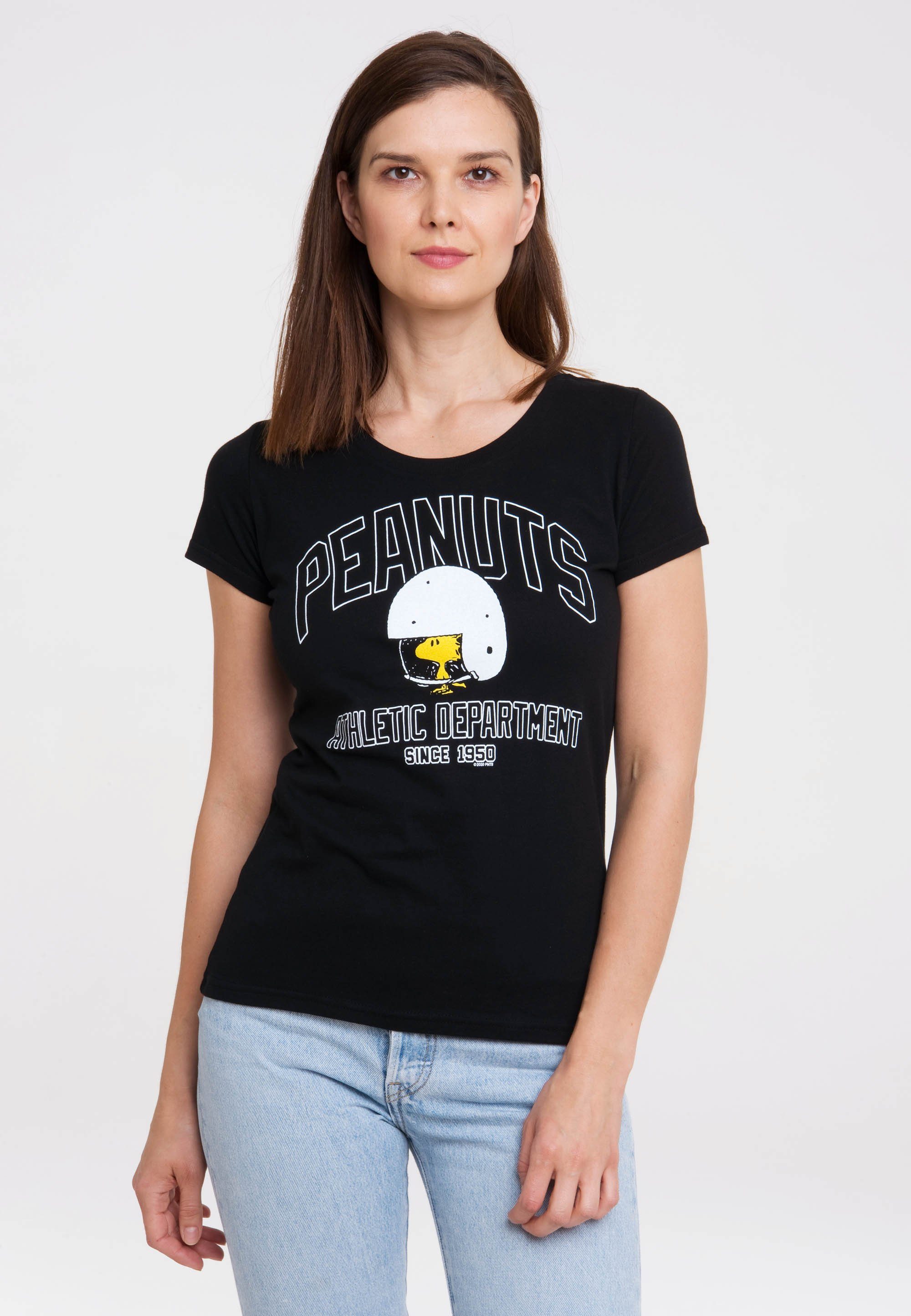 LOGOSHIRT T-Shirt Peanuts – Woodstock mit lizenziertem Print