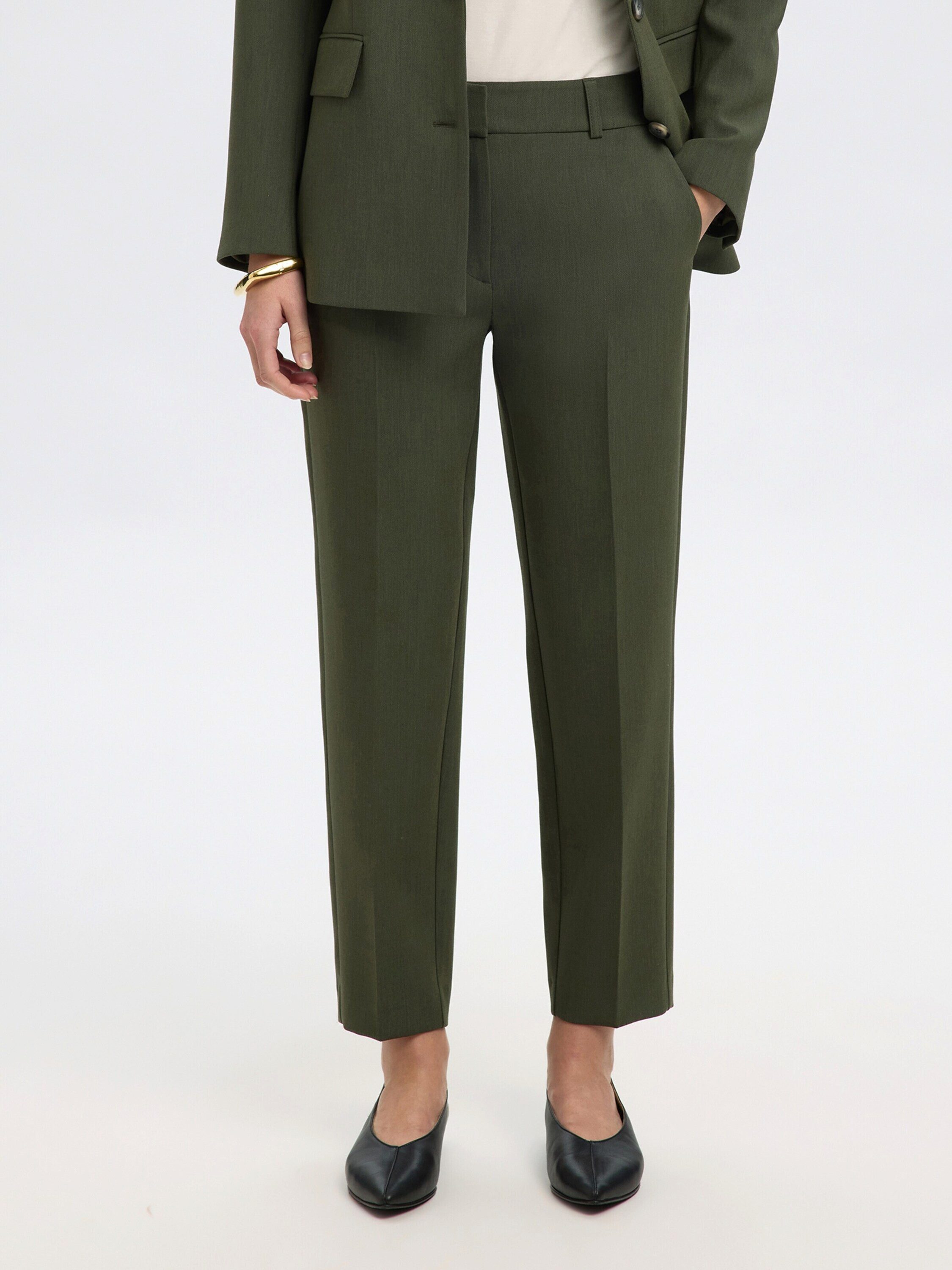 Selected Bügelfaltenhose SLFRITA-RIA (1-tlg) Falten günstig online kaufen