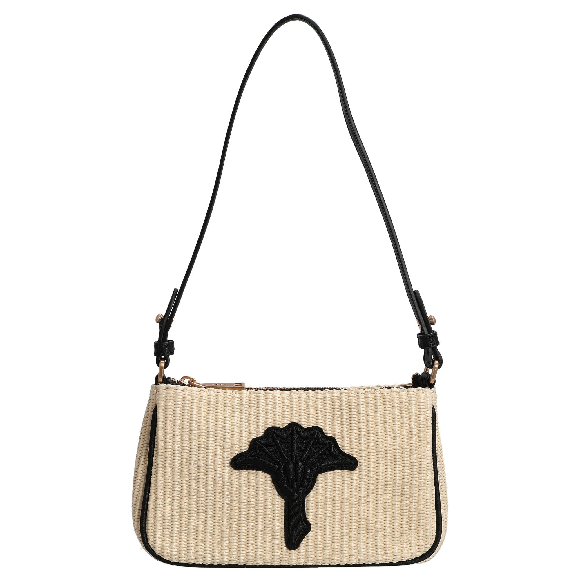 Umhängetasche Cestino Chiaro Eunike - Schultertasche 22 cm (schwarz)