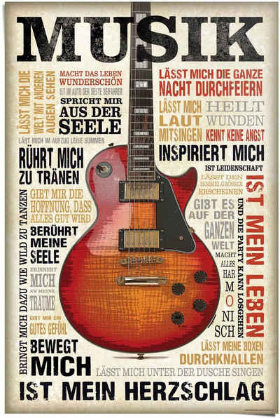 Reinders! Poster Musik ist Leidenschaft, (1 St)