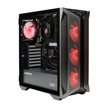 GAMEMAX Multimedia-PC Brufen C1 7020 PC (AMD Ryzen 5 5600G, 16 GB RAM, 1000 GB SSD, Luftkühlung, Windows 11)