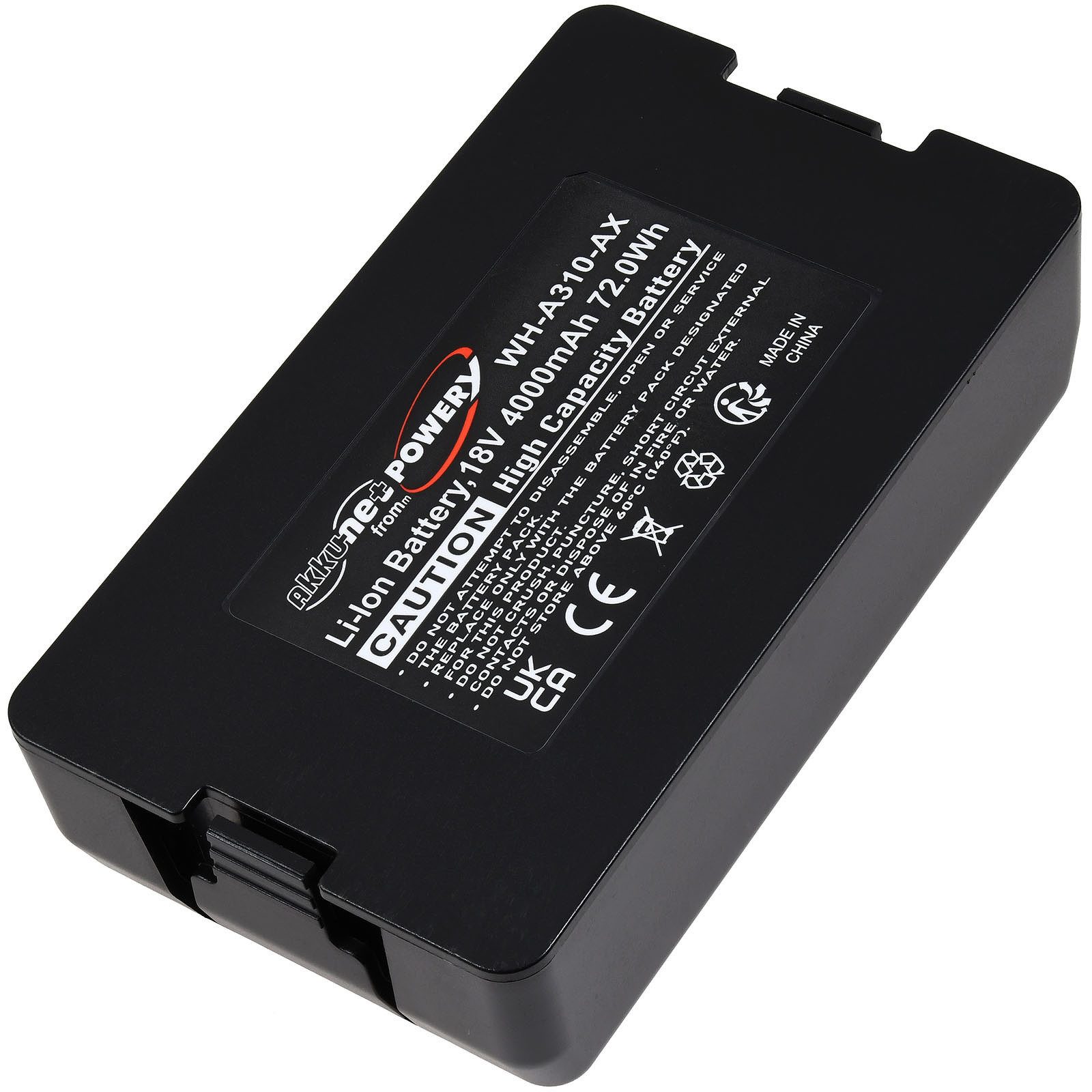 Powery High-Power Akku für Sileno Life 1250 Akku 4000 mAh (18 V)