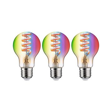 Paulmann LED-Leuchtmittel Smart Filament 3er-Pack AGL 470lm 2200K-6500K gold 230V, 1 St., Tageslichtweiß