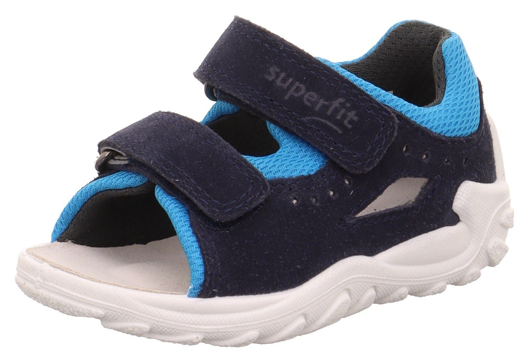 Superfit FLOW WMS: mittel Sandale, Sommerschuh, Klettschuh, Outdoorschuh, mit Klettverschlüssen