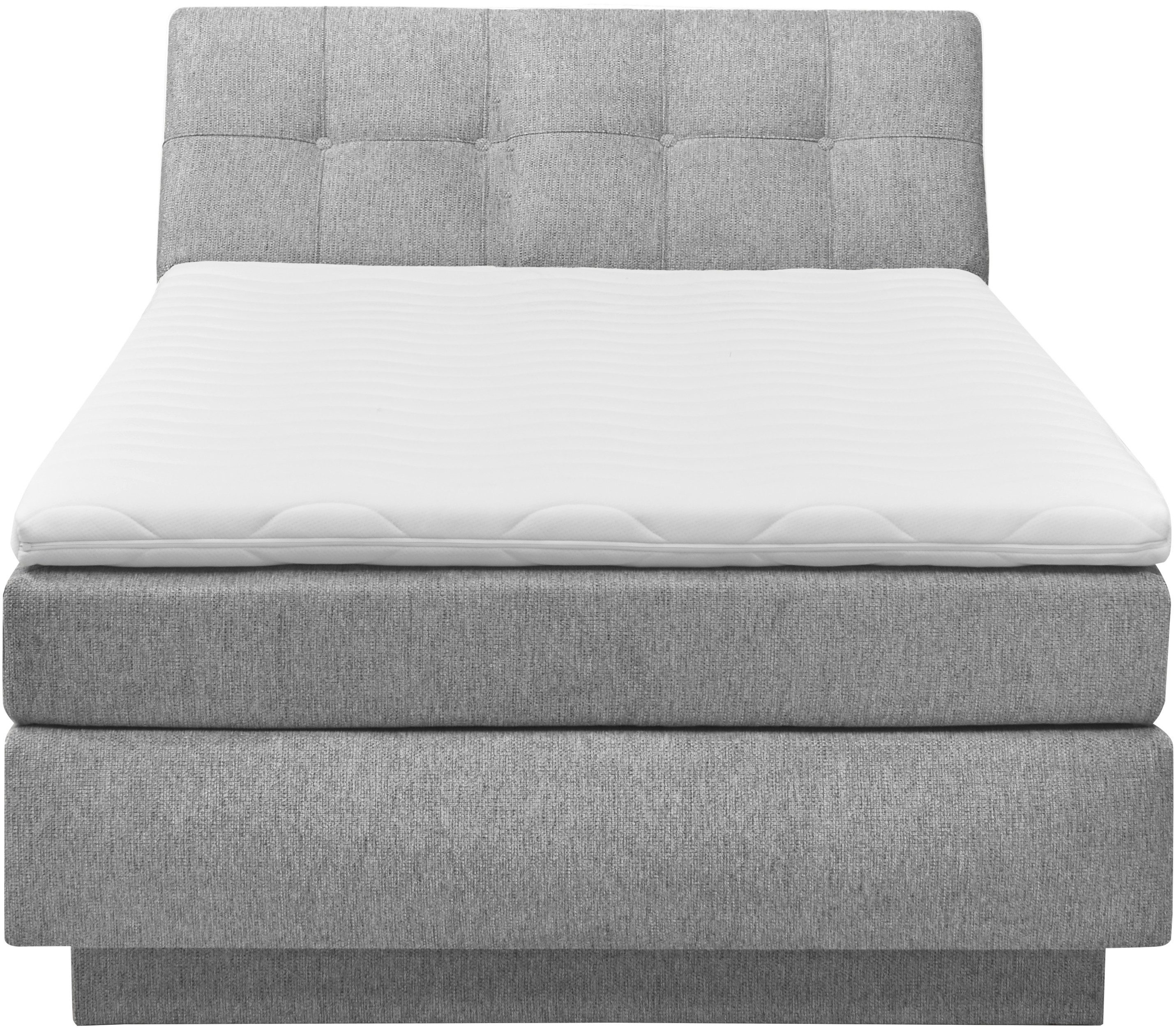 set one by Musterring Boxspringbett Fairfield, mit Bettkasten, Kopfteil in Kassettenoptik, Breite 120 oder 140 cm